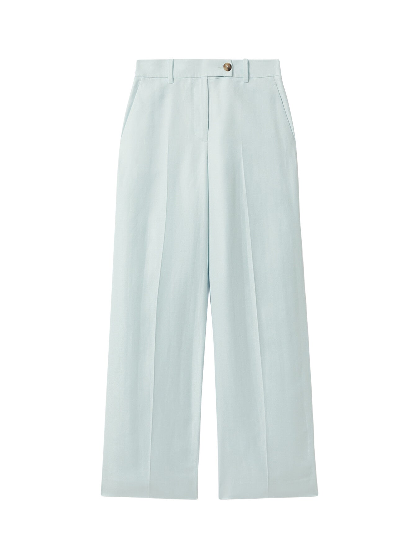 Lori Viscose-Linen Wide Leg Suit Trousers
