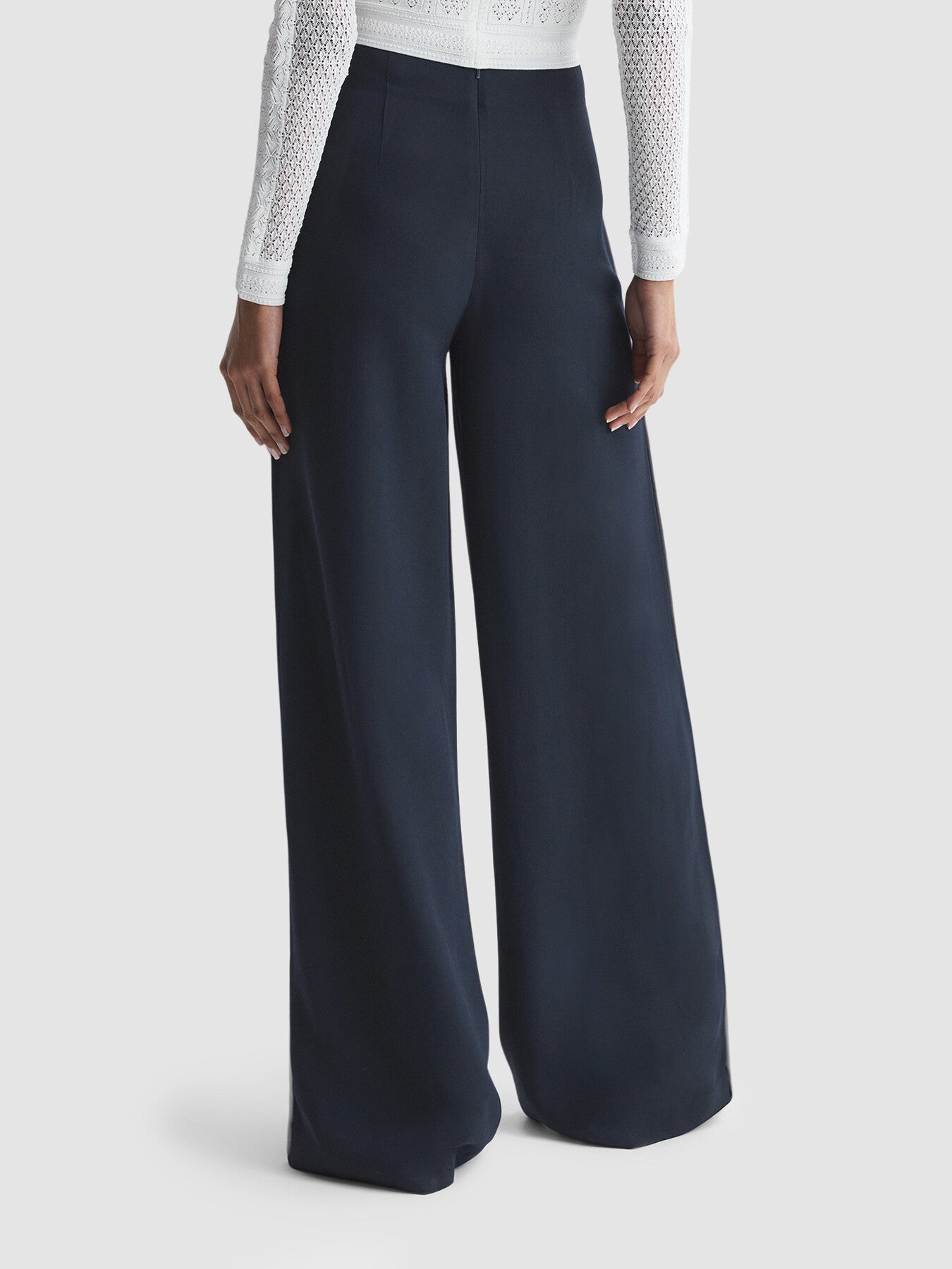 Lina High Rise Wide Leg Trousers