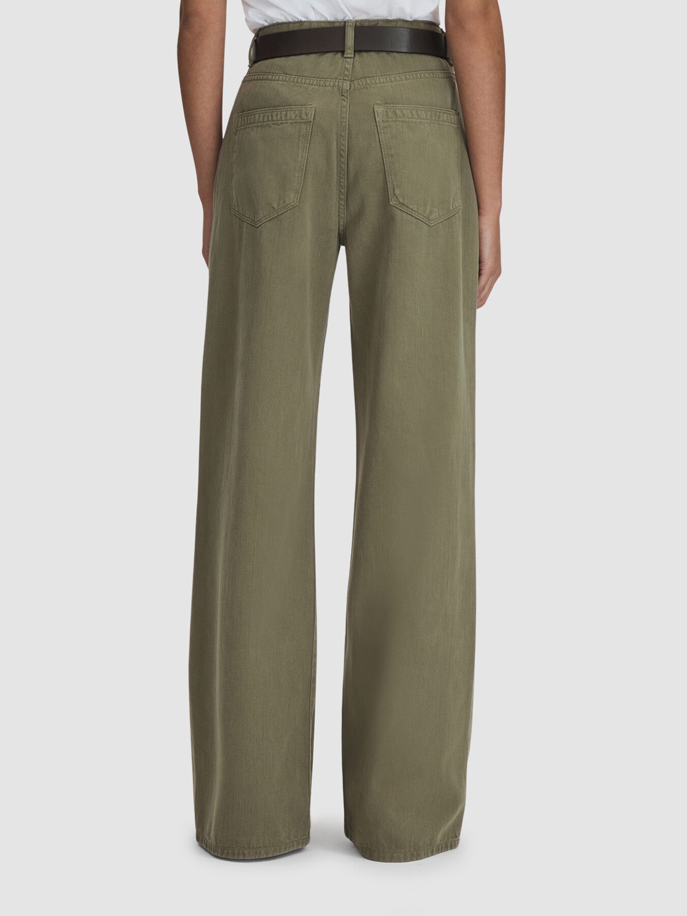 Colorado Garment Dyed Wide Leg Trousers