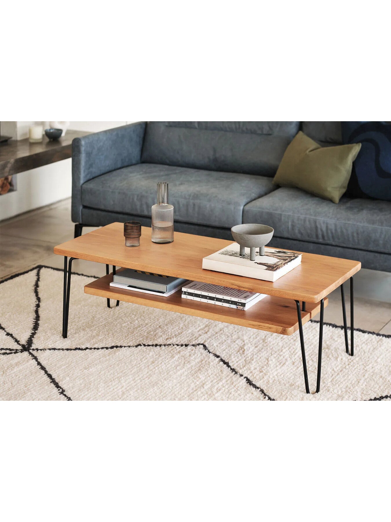 Brunel Coffee Table / AV Unit Oak