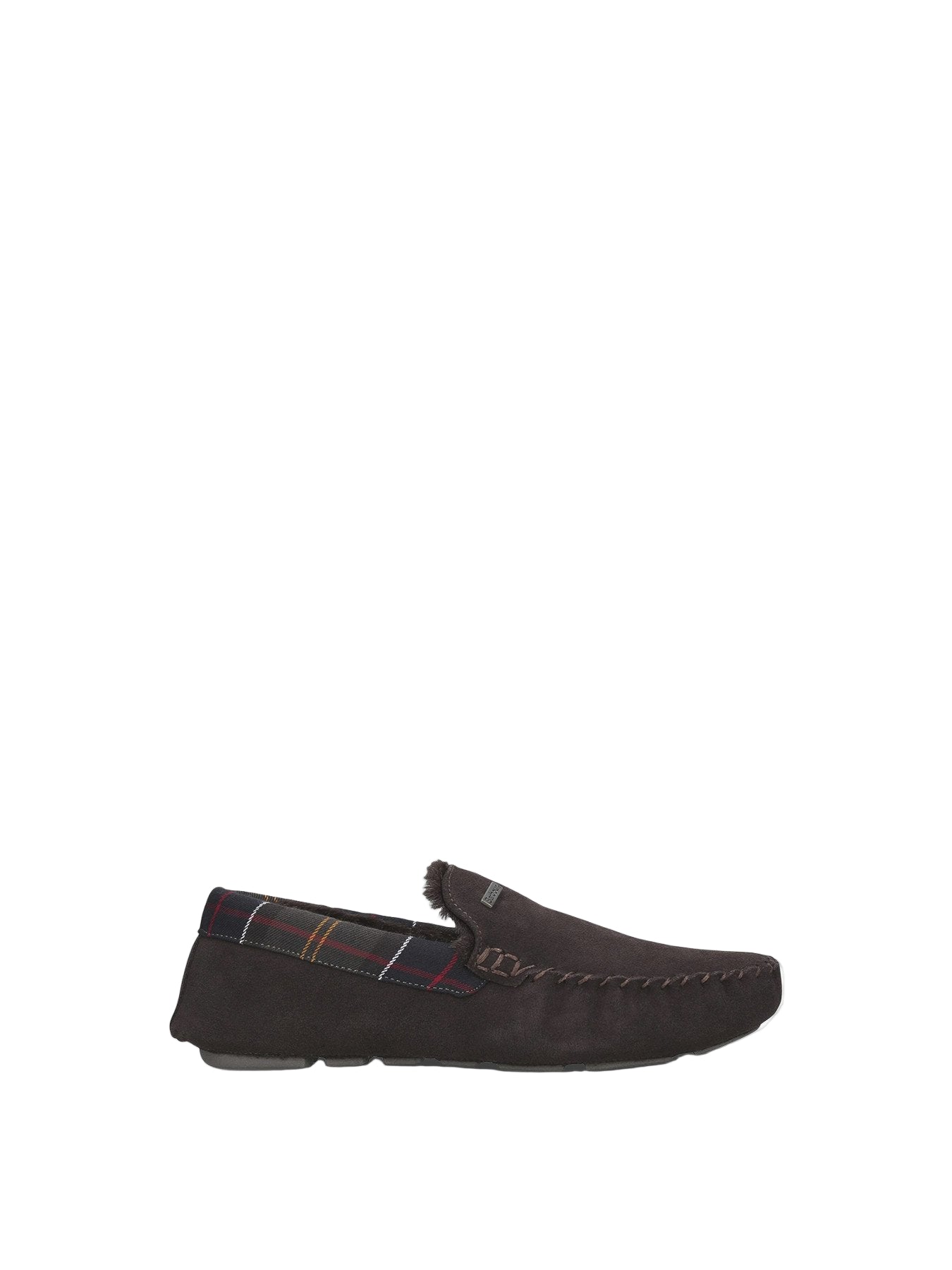 Monty Suede Slippers Brown by Barbour