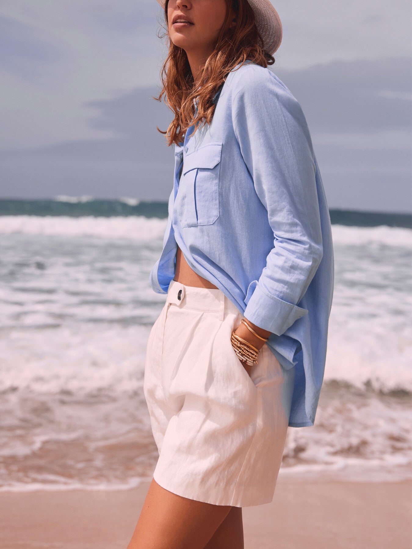 Chambray Oversized Shirt