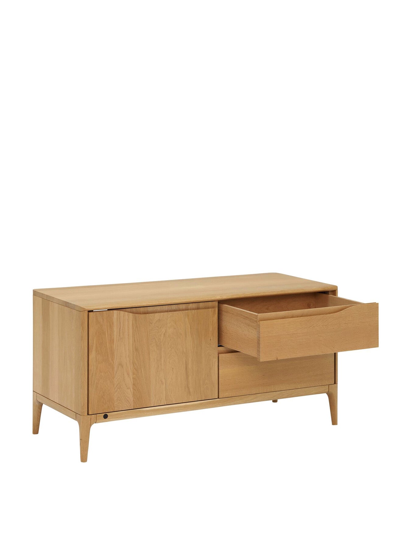 Neutral Romana Oak Wood TV Unit