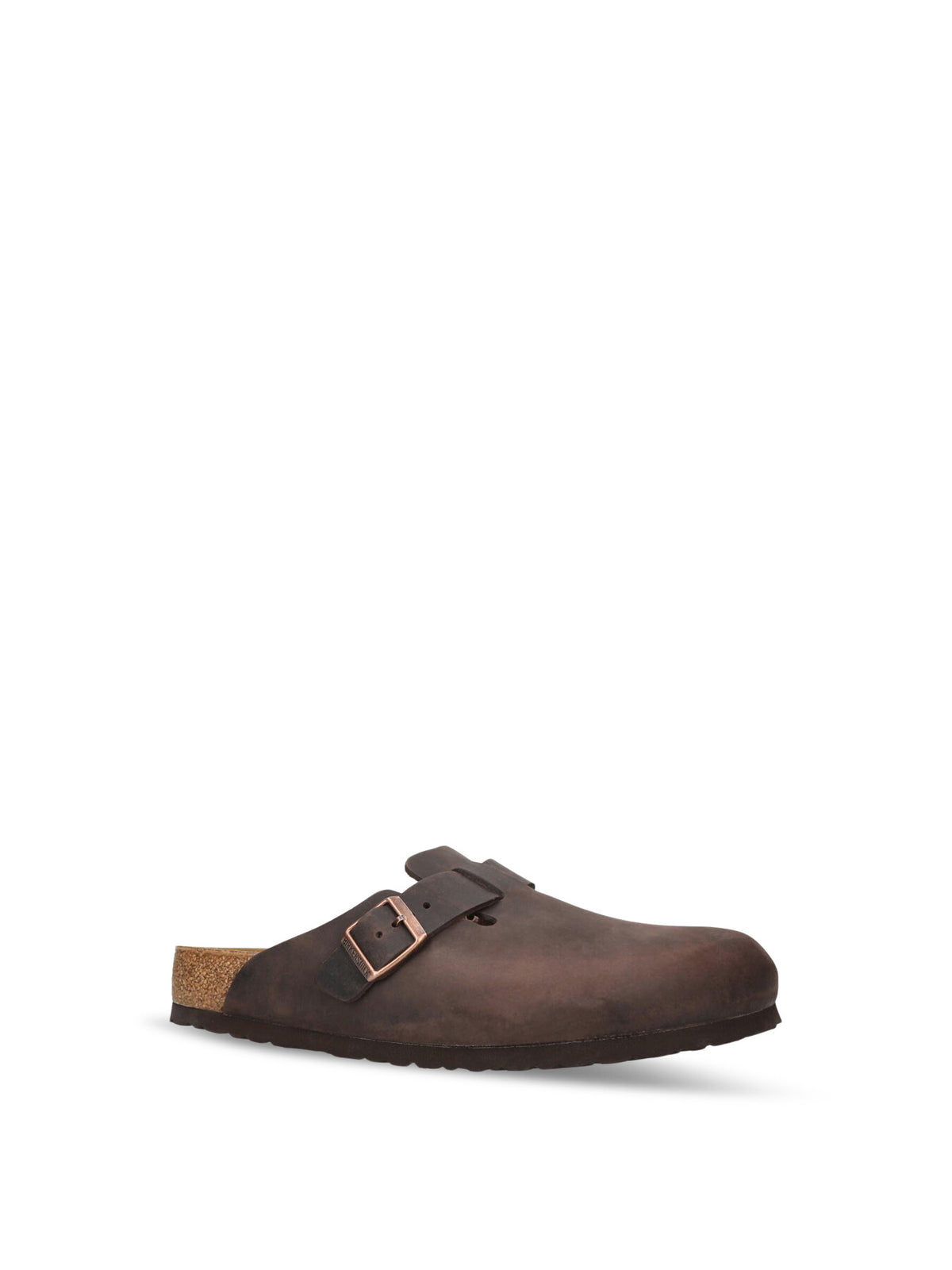 Boston Oiled Leather Clogs Brown
