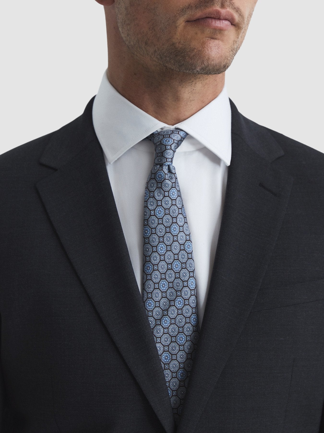 Remote Cotton Satin Slim Fit Shirt