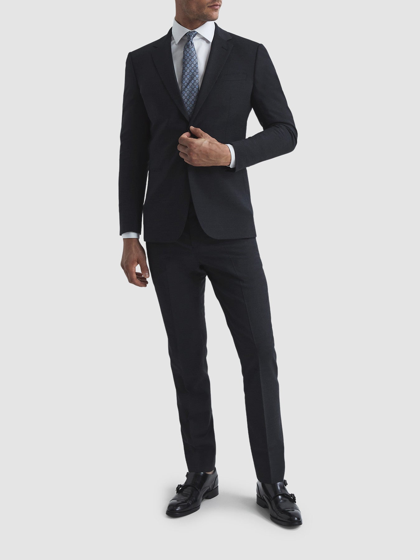 Remote Cotton Satin Slim Fit Shirt