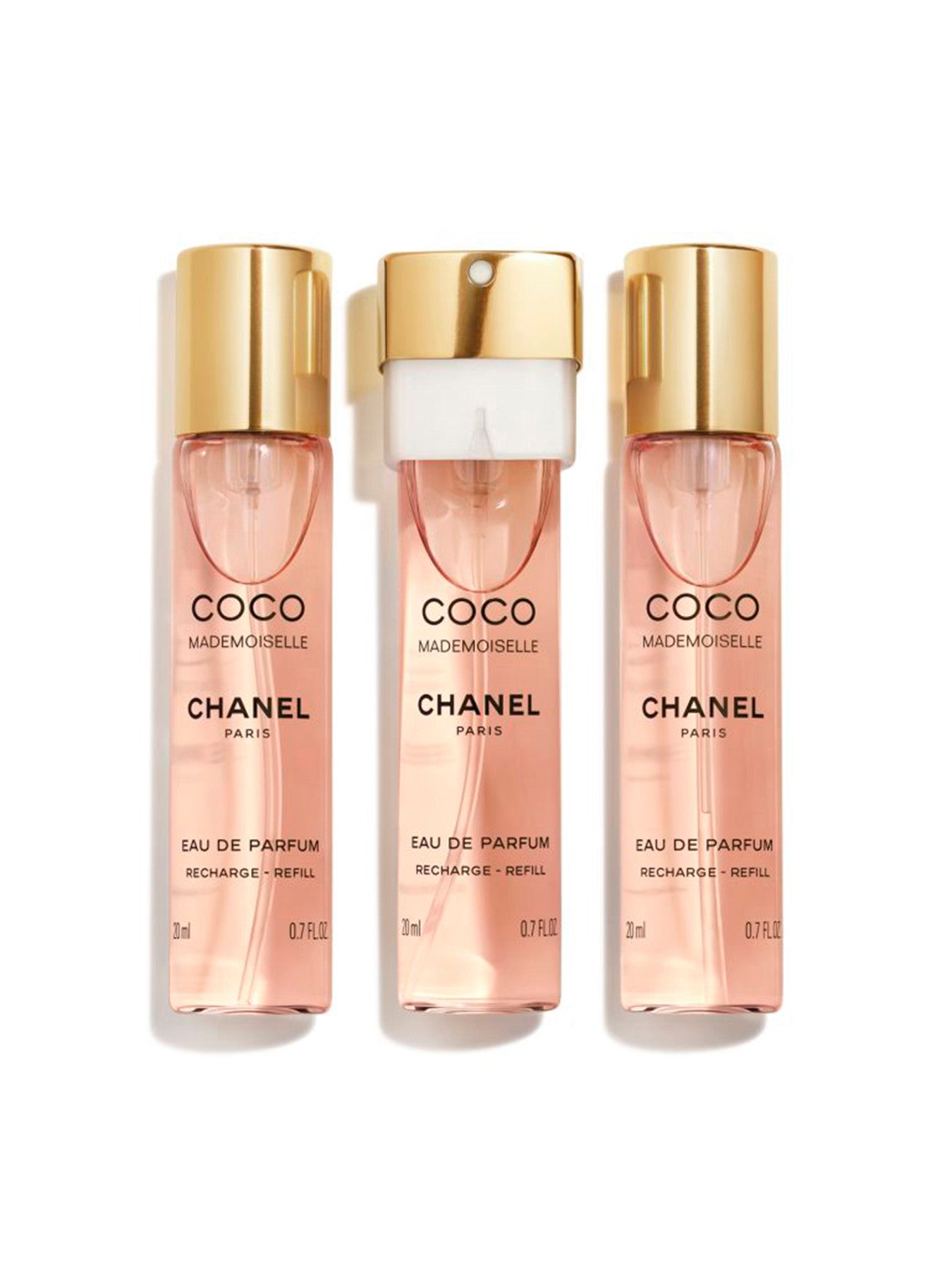 COCO MADEMOISELLE Eau de Parfum Twist and Spray Refills 3x20ml