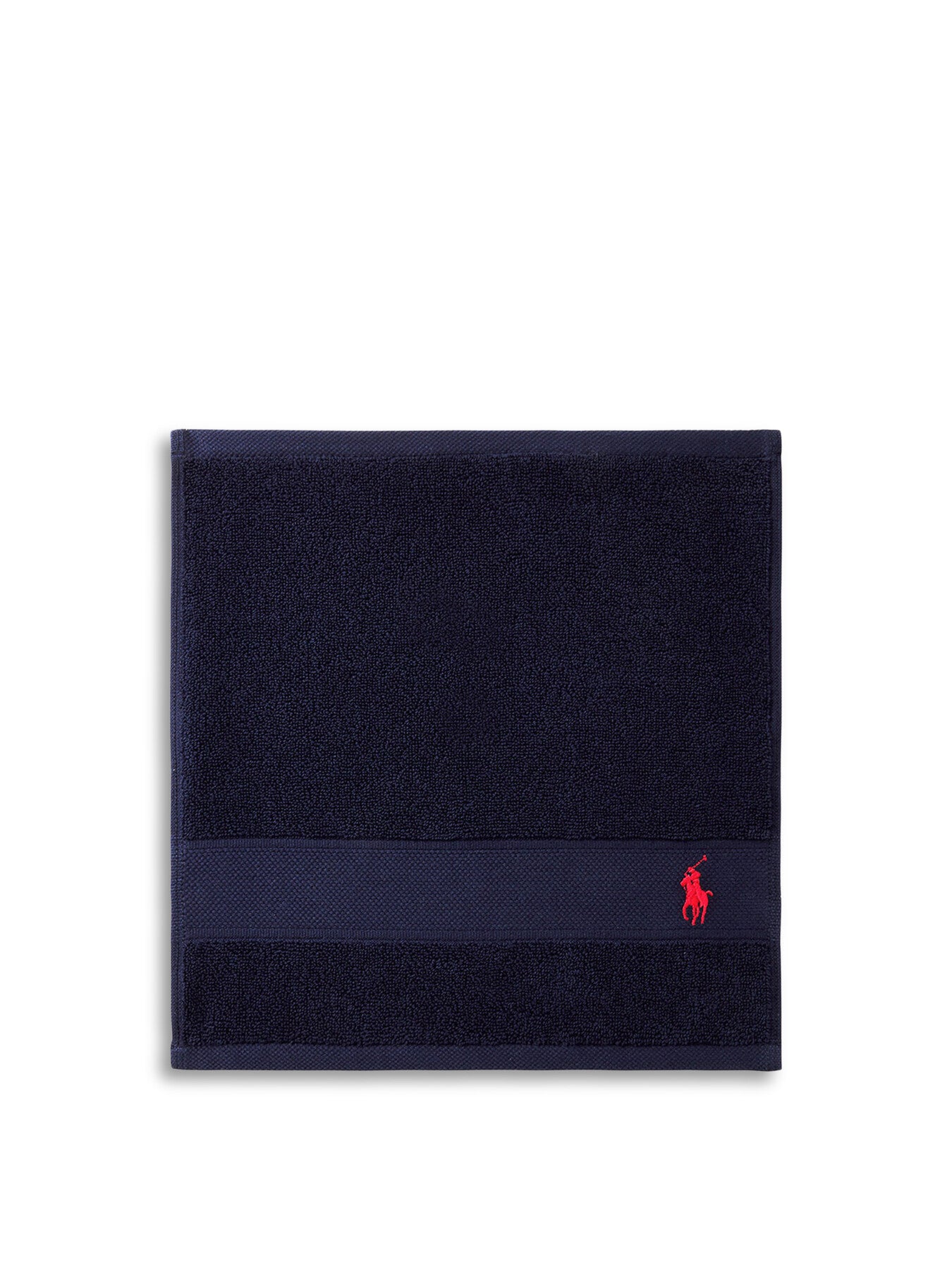 Polo Player Face Cloth Navy