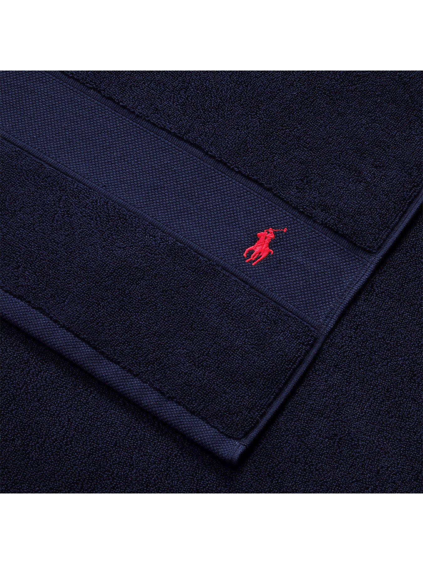 Polo Player Face Cloth Navy