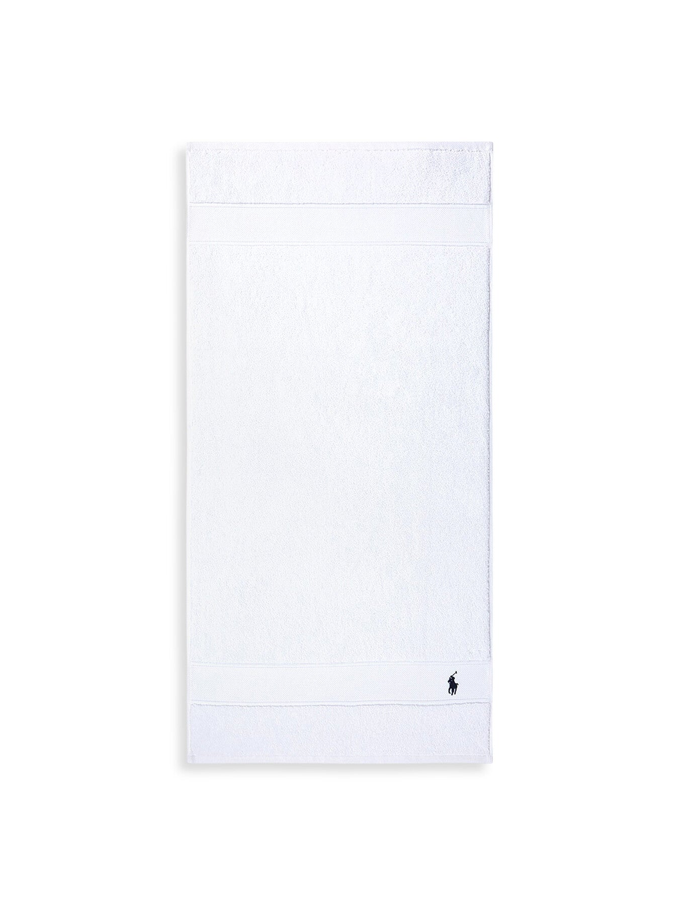 Polo Player Hand Towel White