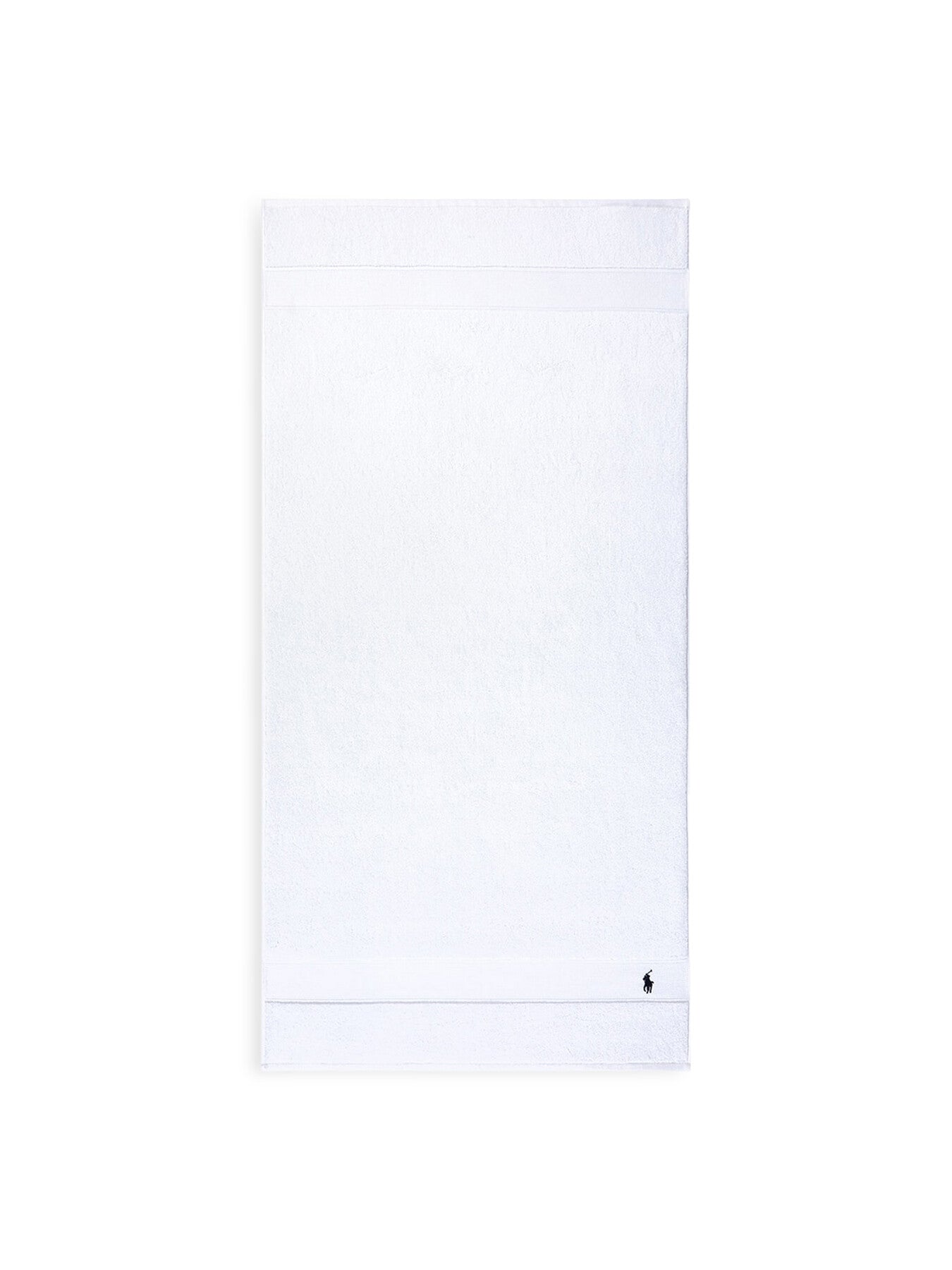 Polo Player Bath Towel White