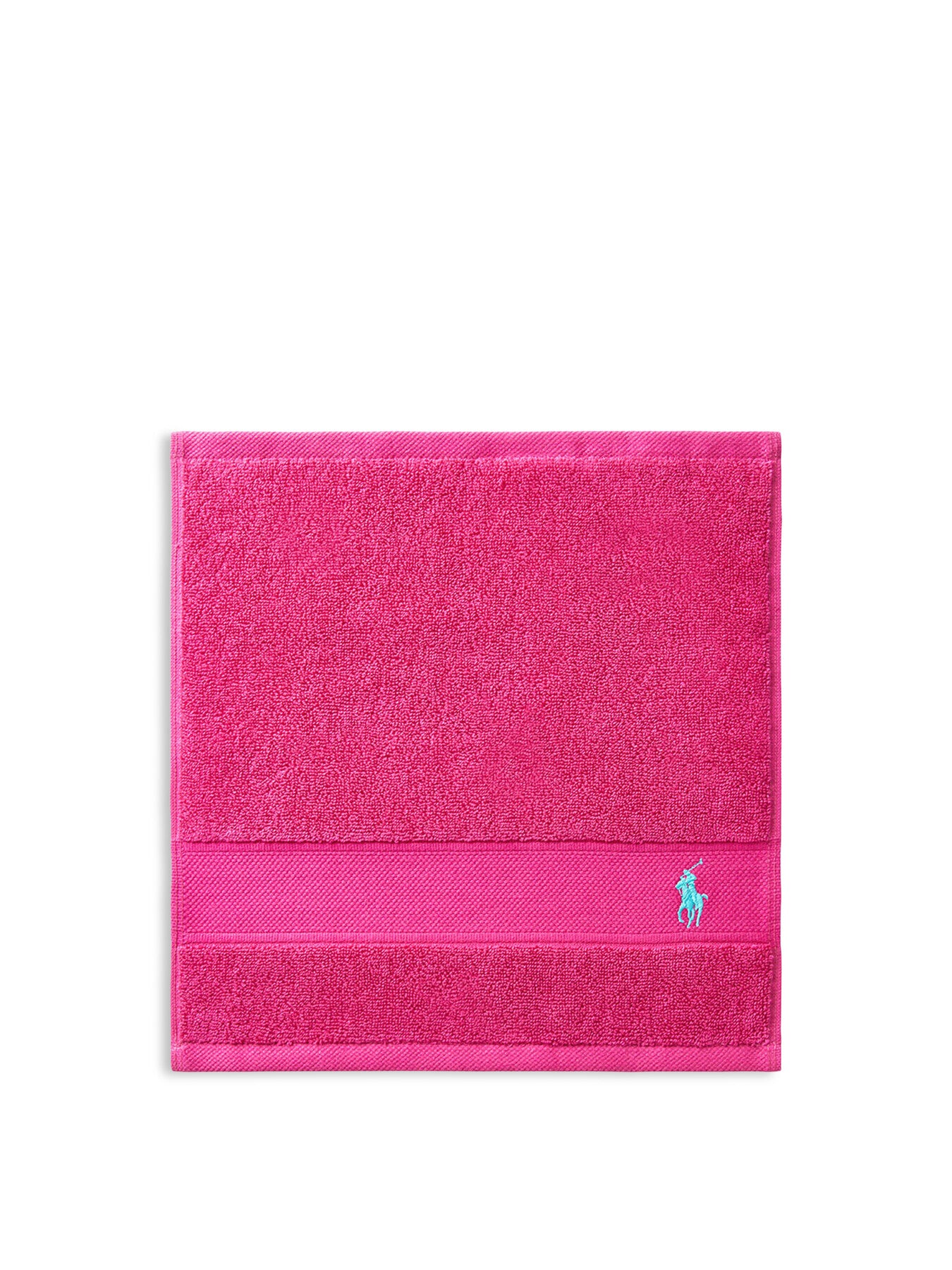 Polo Player Face Cloth Pink