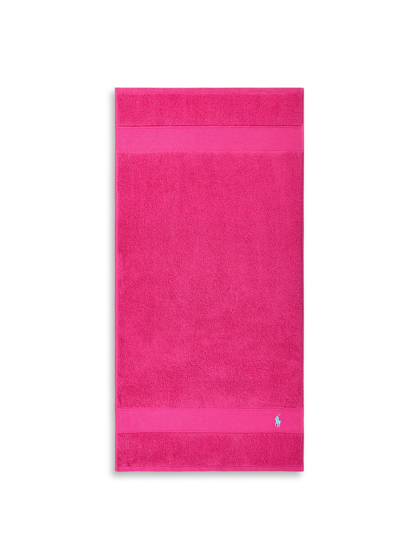Polo Player Hand Towel Pink