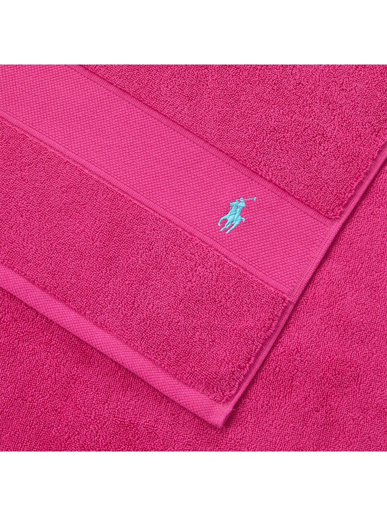 Polo Player Bath Sheet Pink