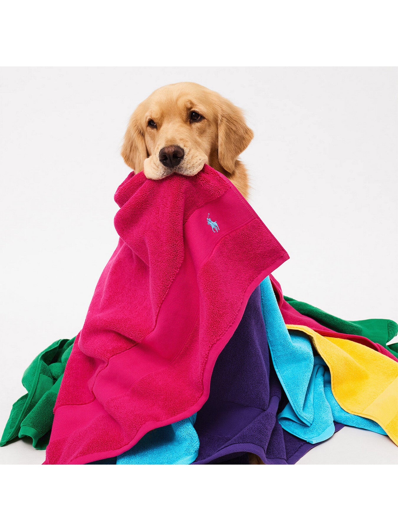 Polo Player Bath Sheet Pink