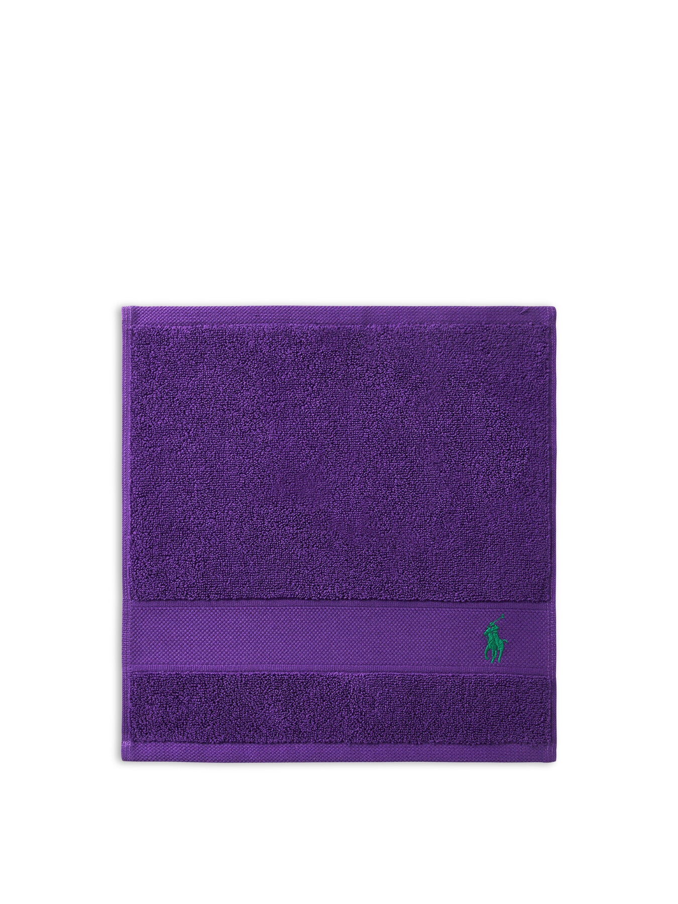 Polo Player Face Cloth Purple