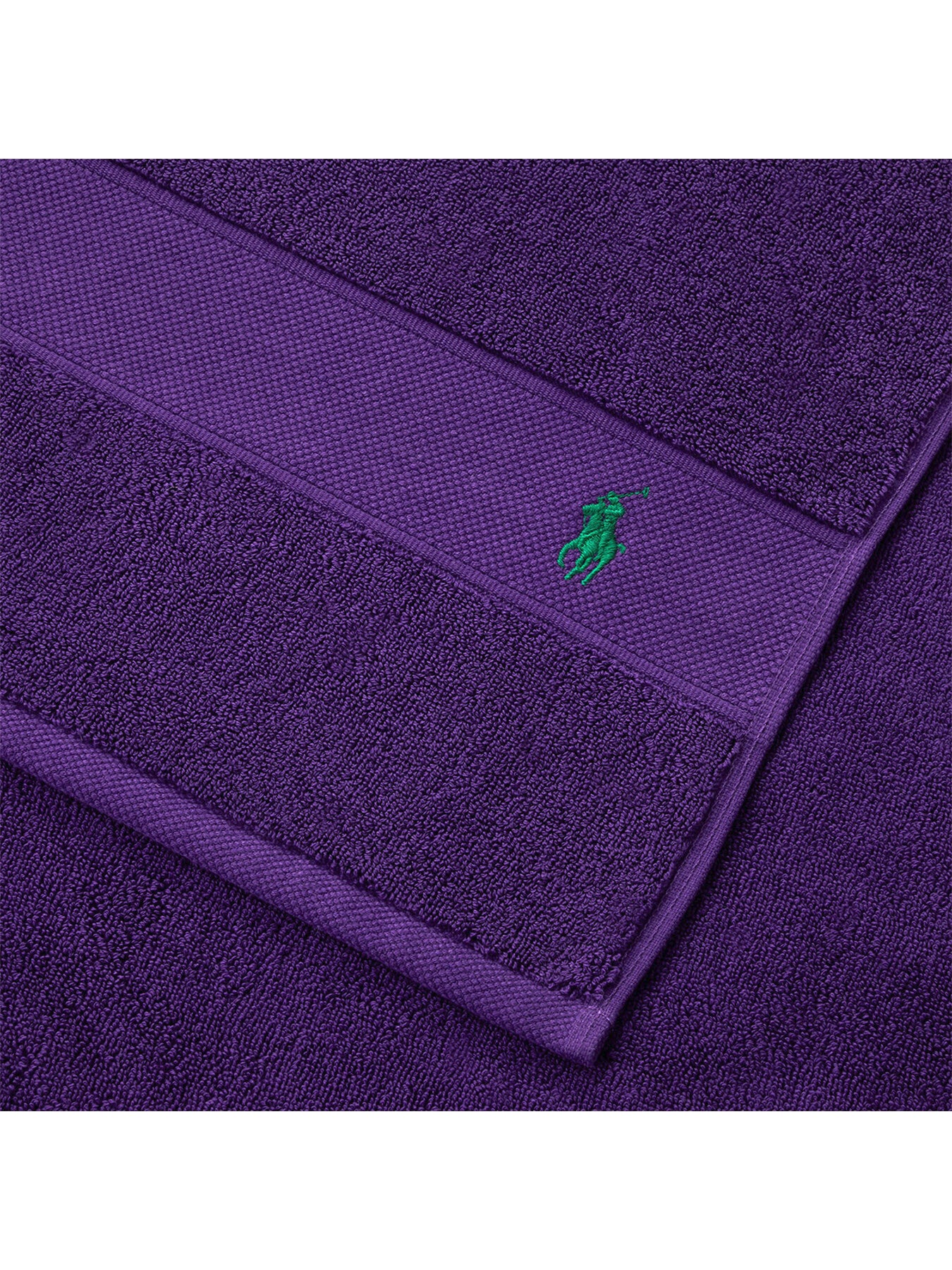 Polo Player Guest Towel Purple