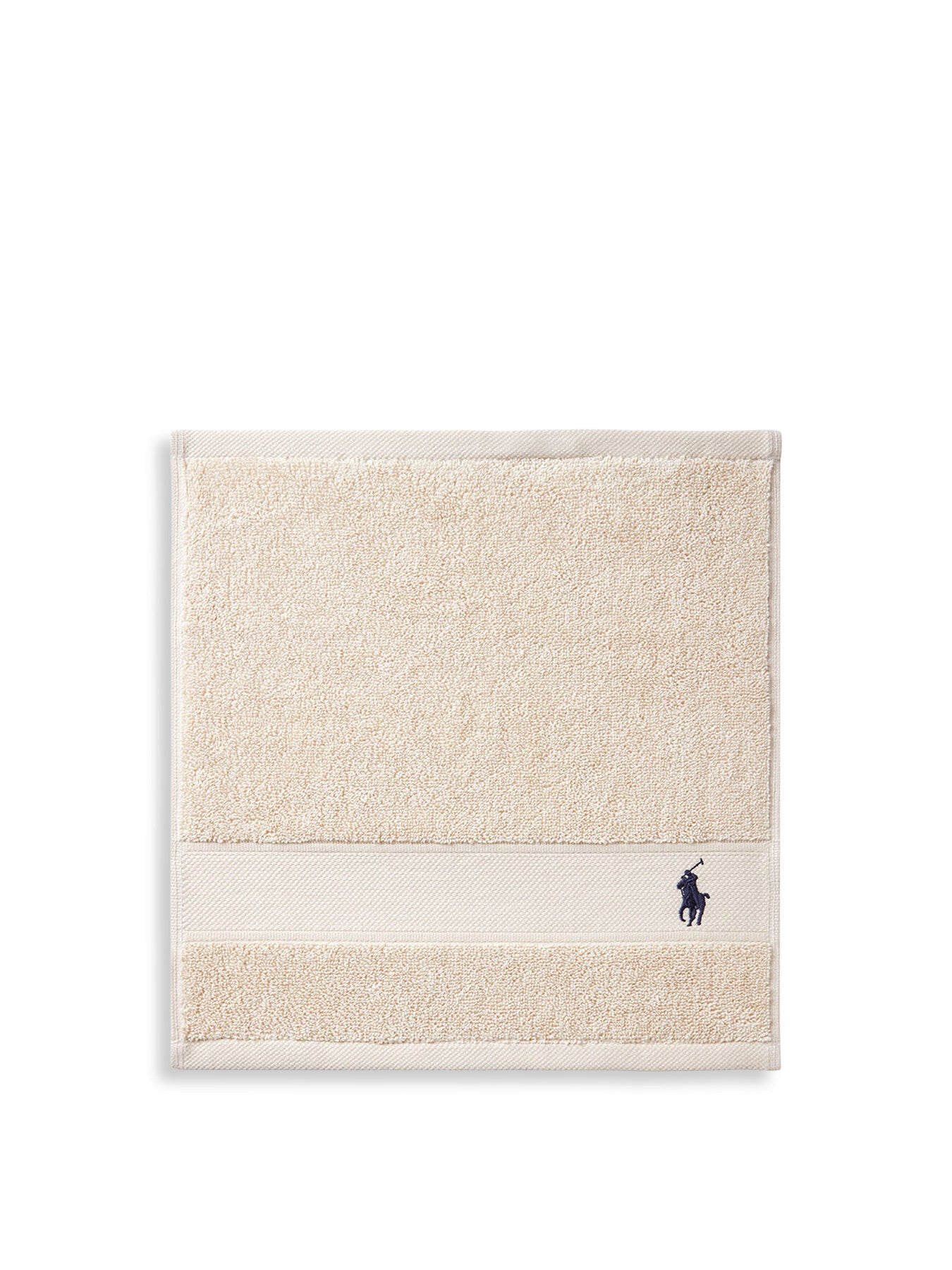 Polo Player Face Cloth Pale Oak