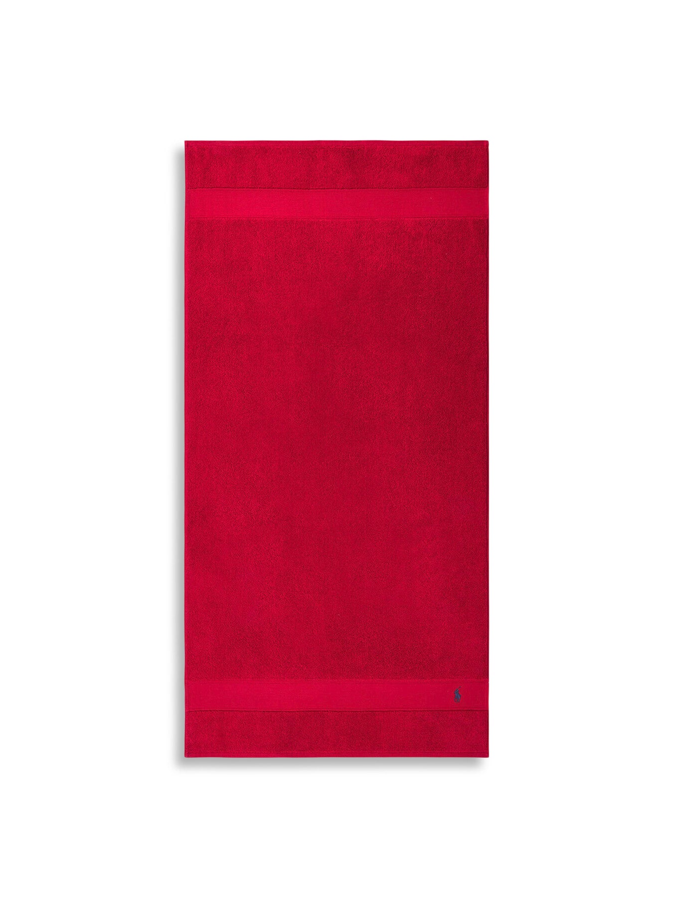 Polo Player Bath Towel Red