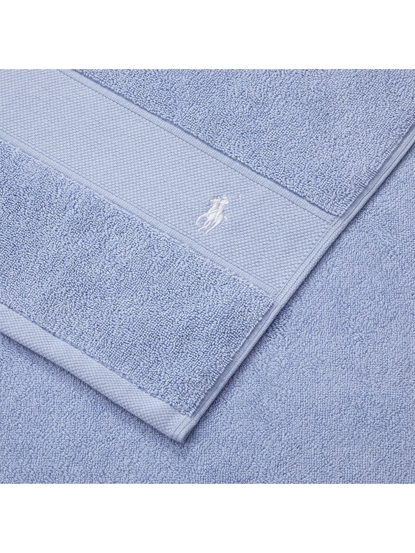 Polo Player Face Cloth Blue