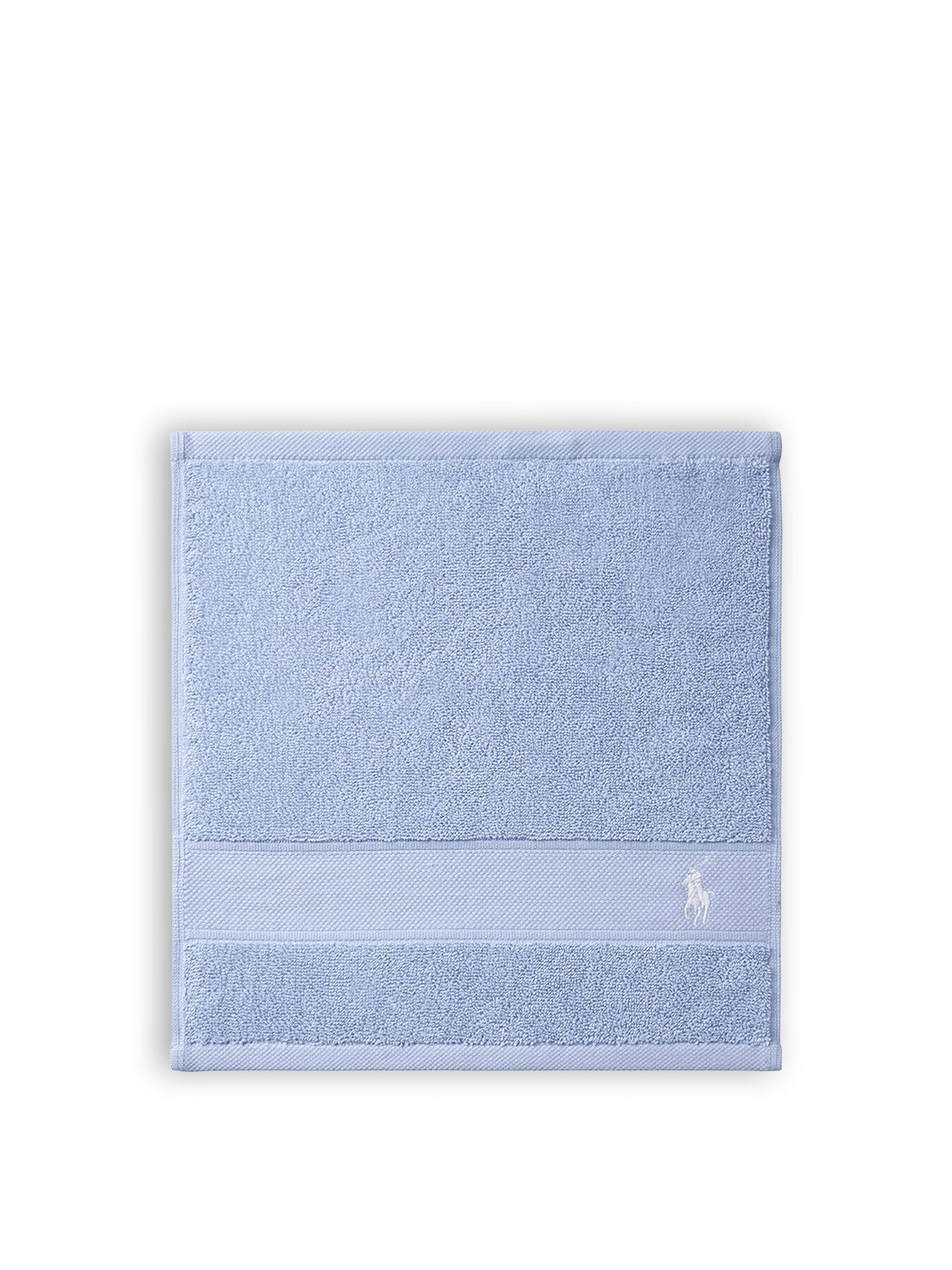 Polo Player Face Cloth Blue
