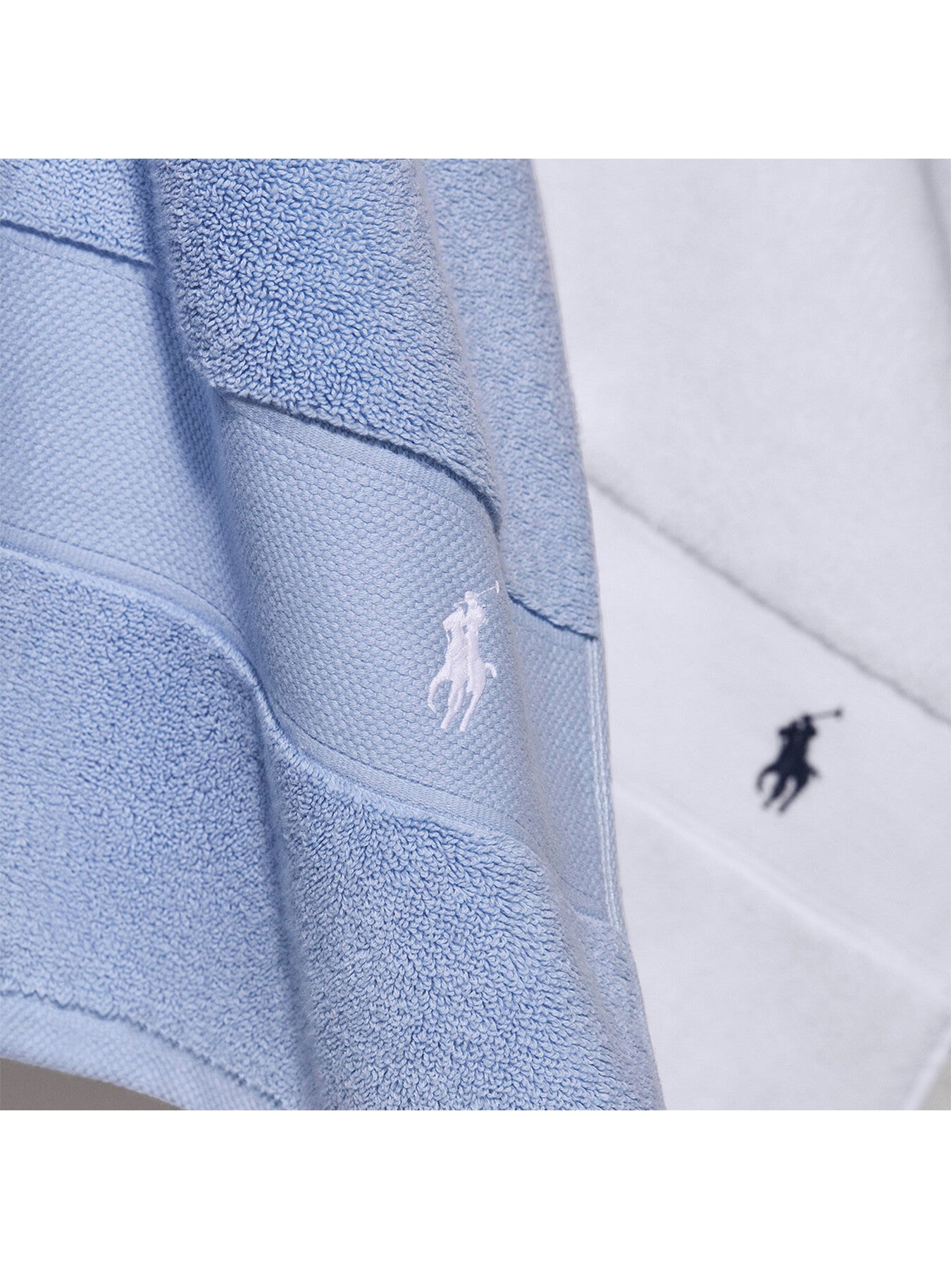 Polo Player Guest Towel Blue