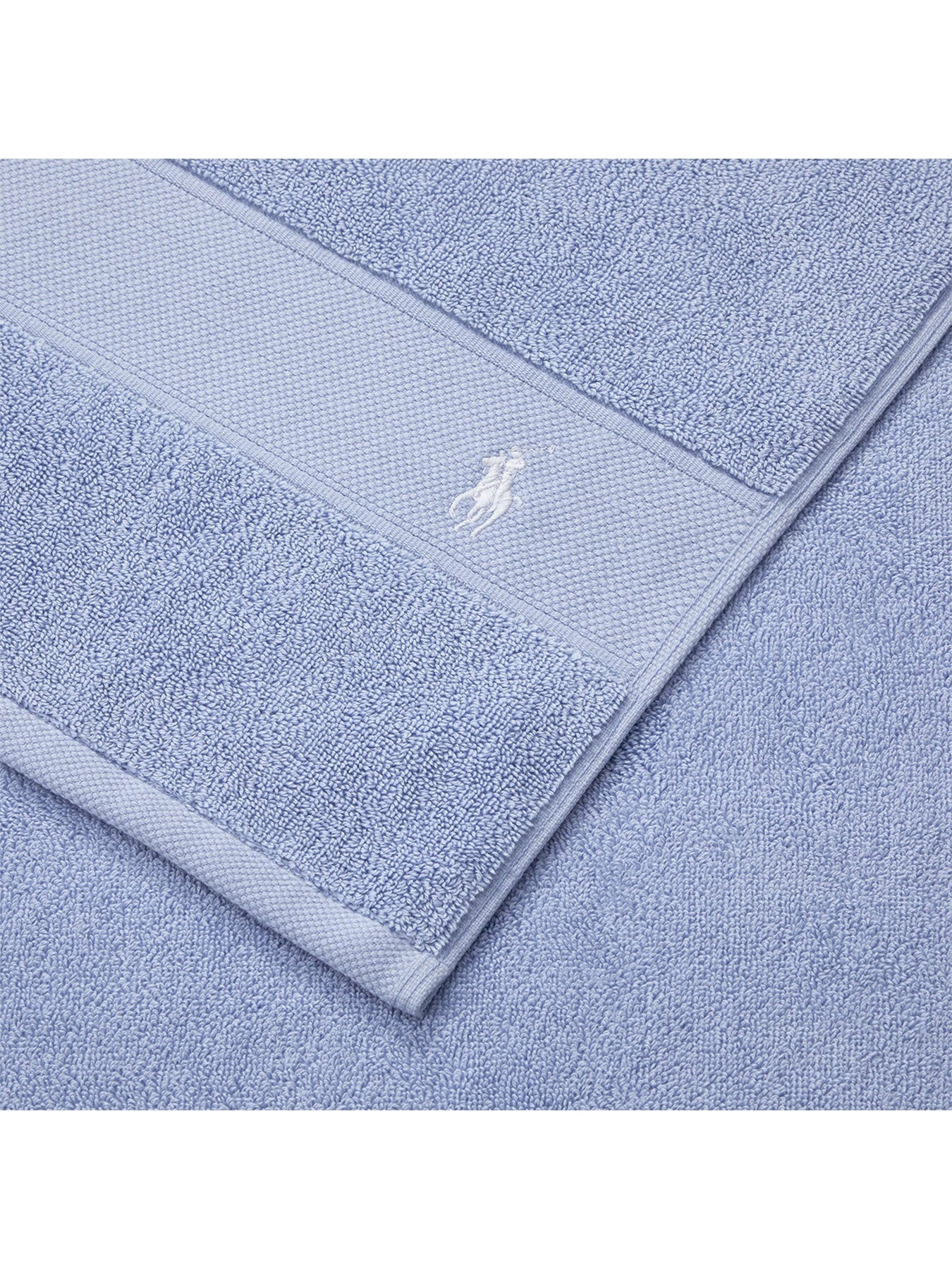 Polo Player Bath Towel Blue