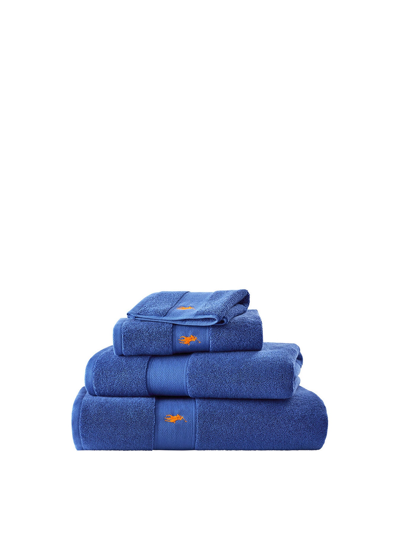 Polo Player Bath Sheet Iris Blue