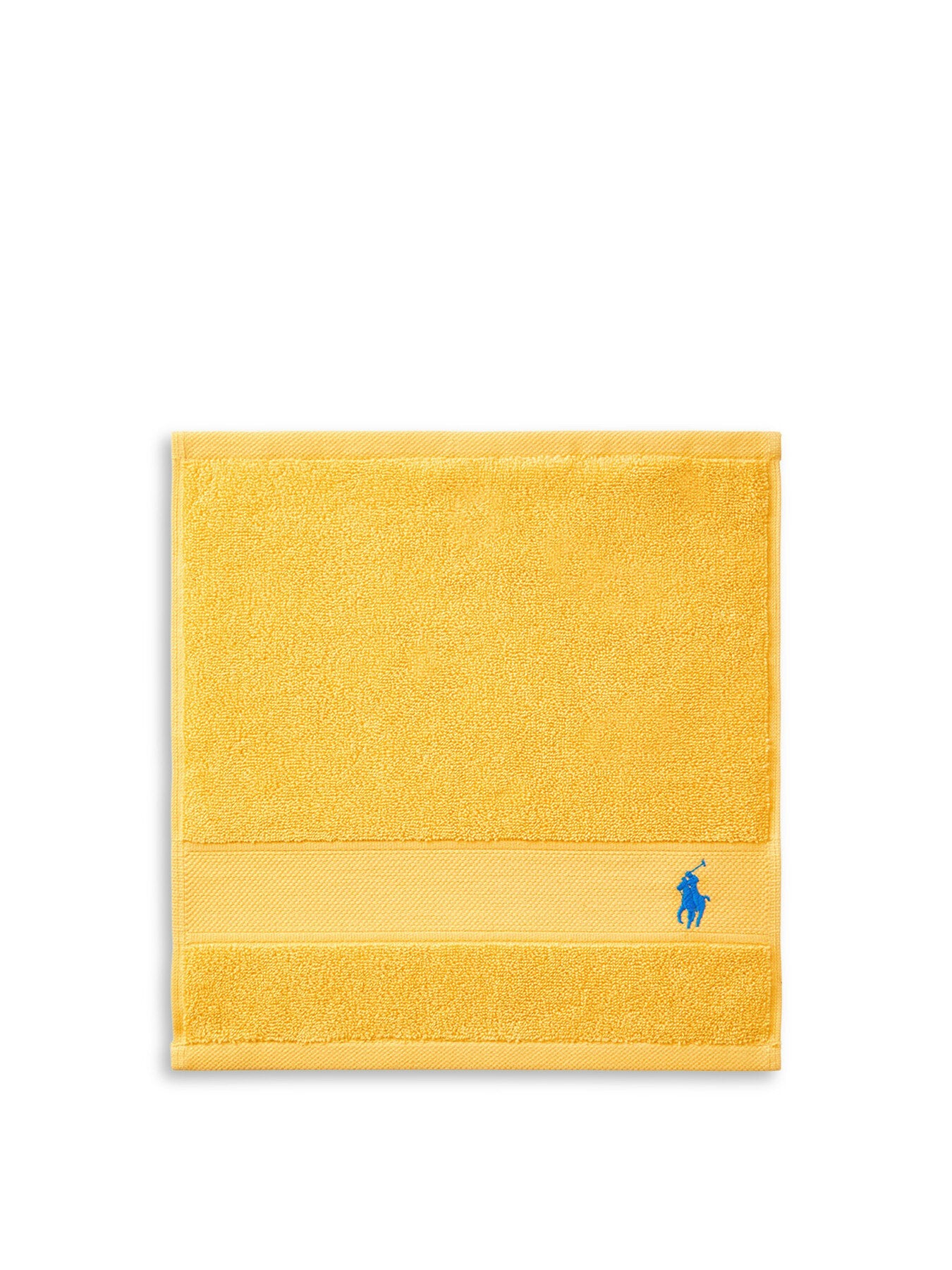 Polo Player Face Cloth Yellow