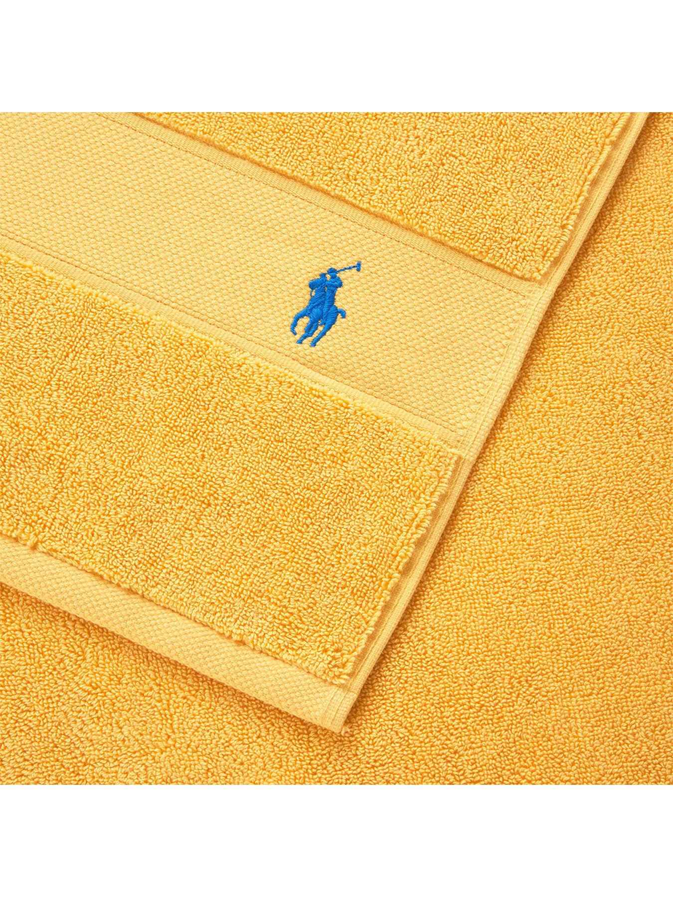 Polo Player Bath Sheet Yellow