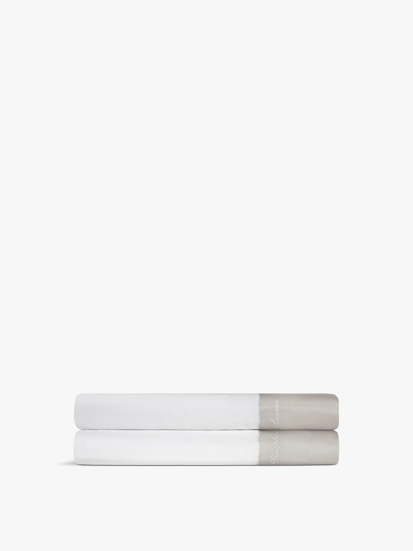 Langdon Flat Sheet White/Silver