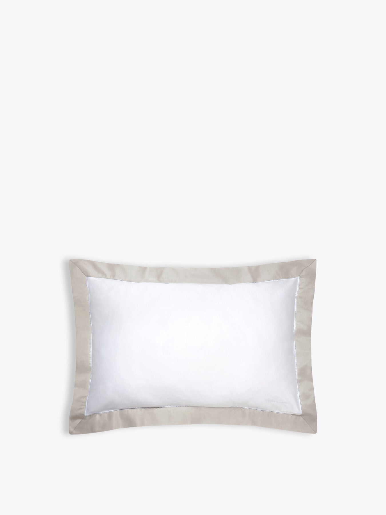 Langdon Oxford Pillowcase white/silver