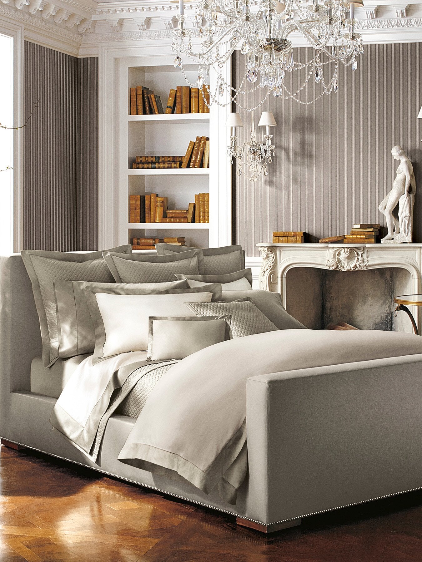 Langdon Duvet Cover Collection Silver