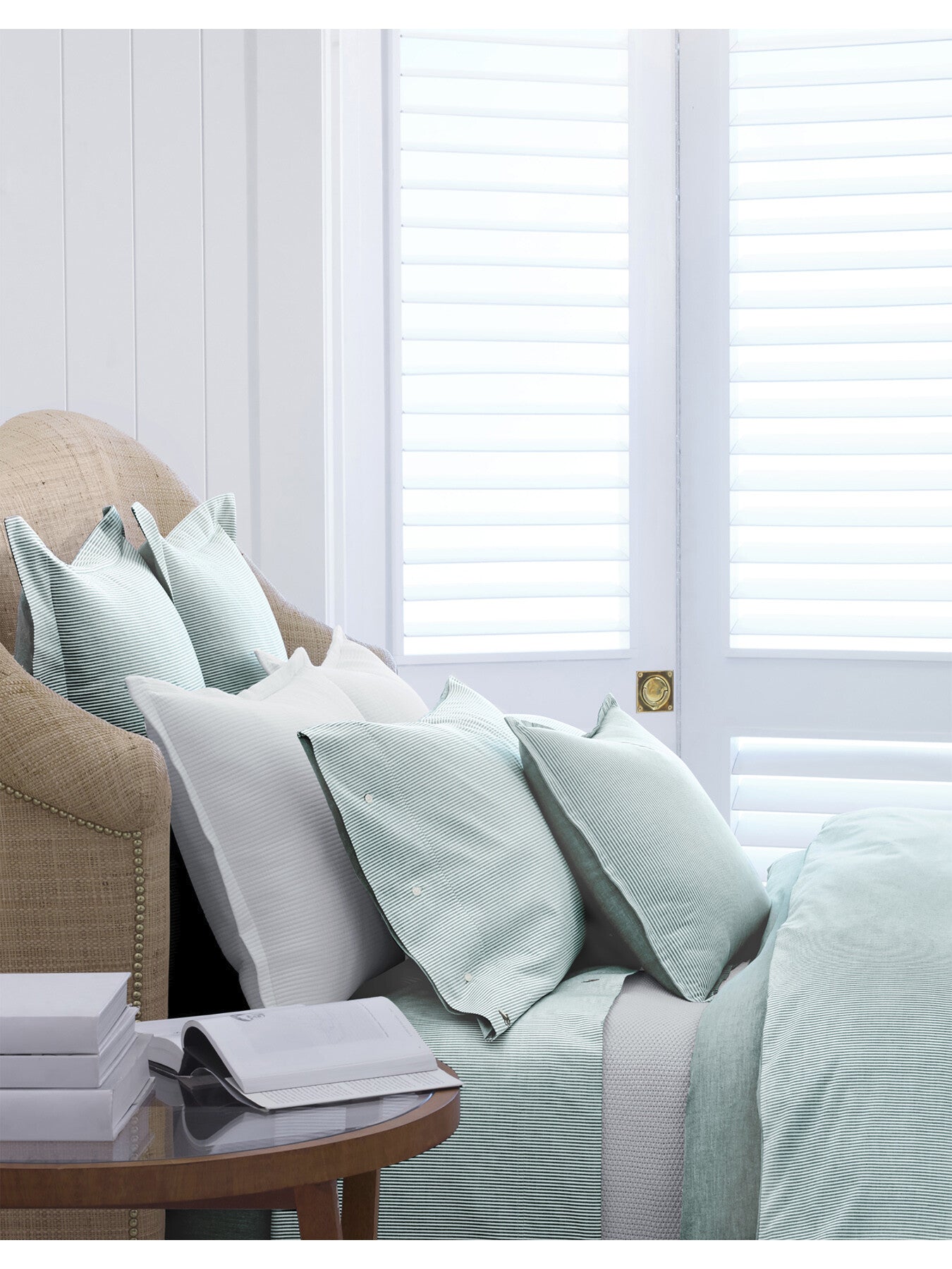 Oxford Square Pillowcase Evergreen