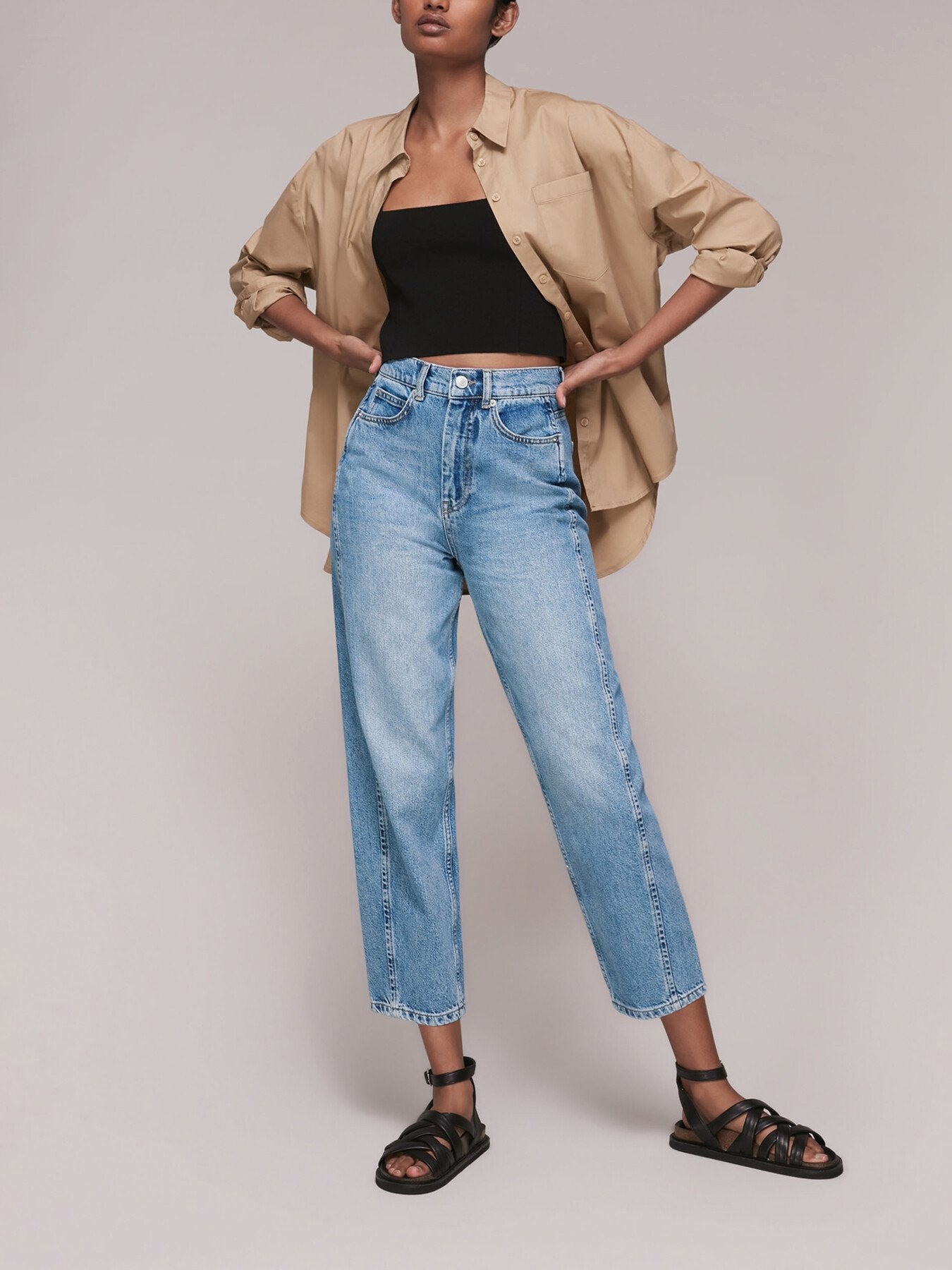 Authentic Barrel Leg Jean