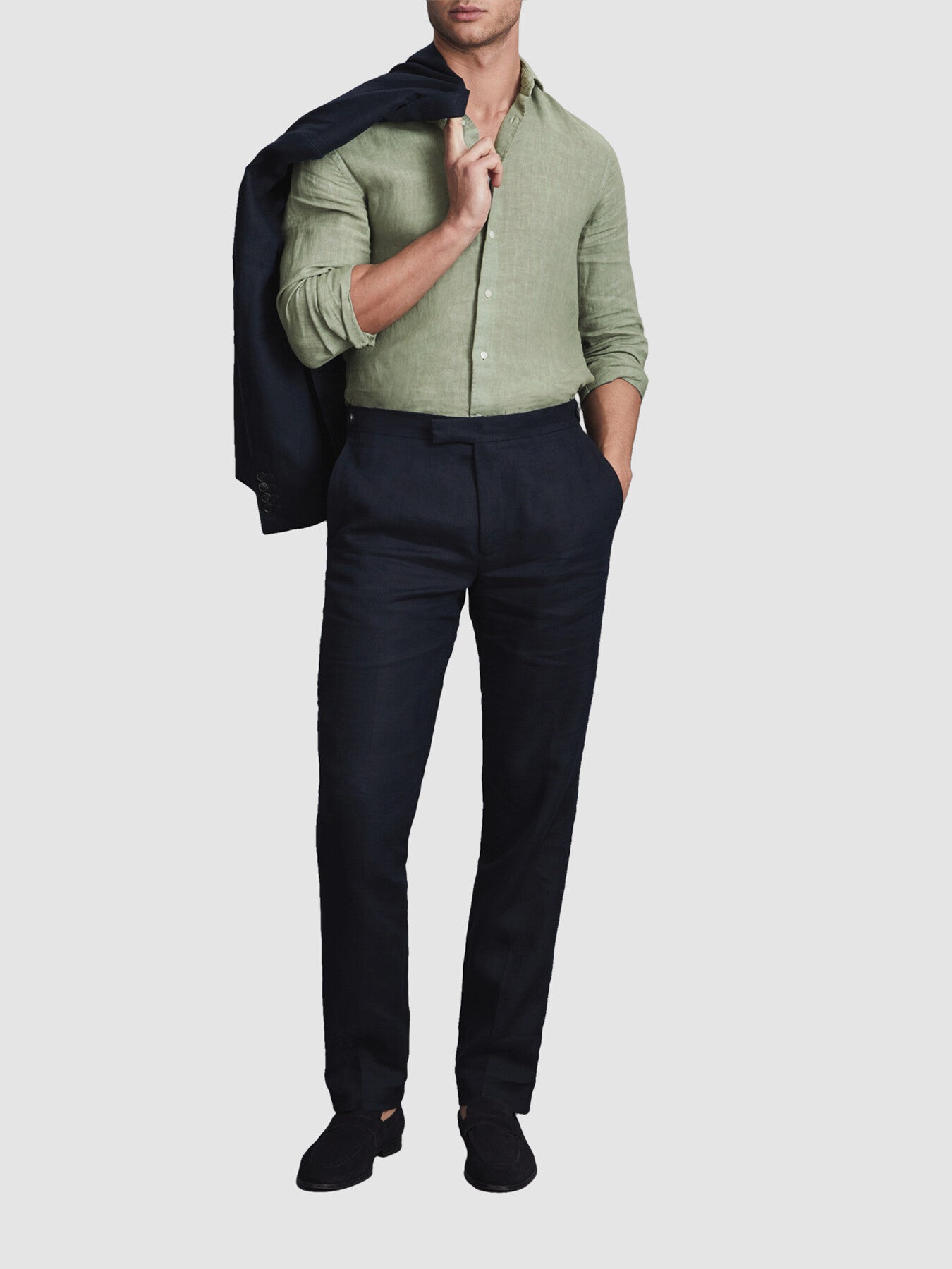 Ruban Linen Button-Through Shirt