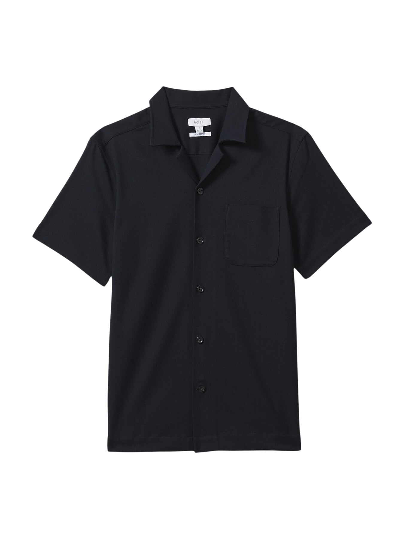 Nitus Herringbone Cuban Collar Shirt