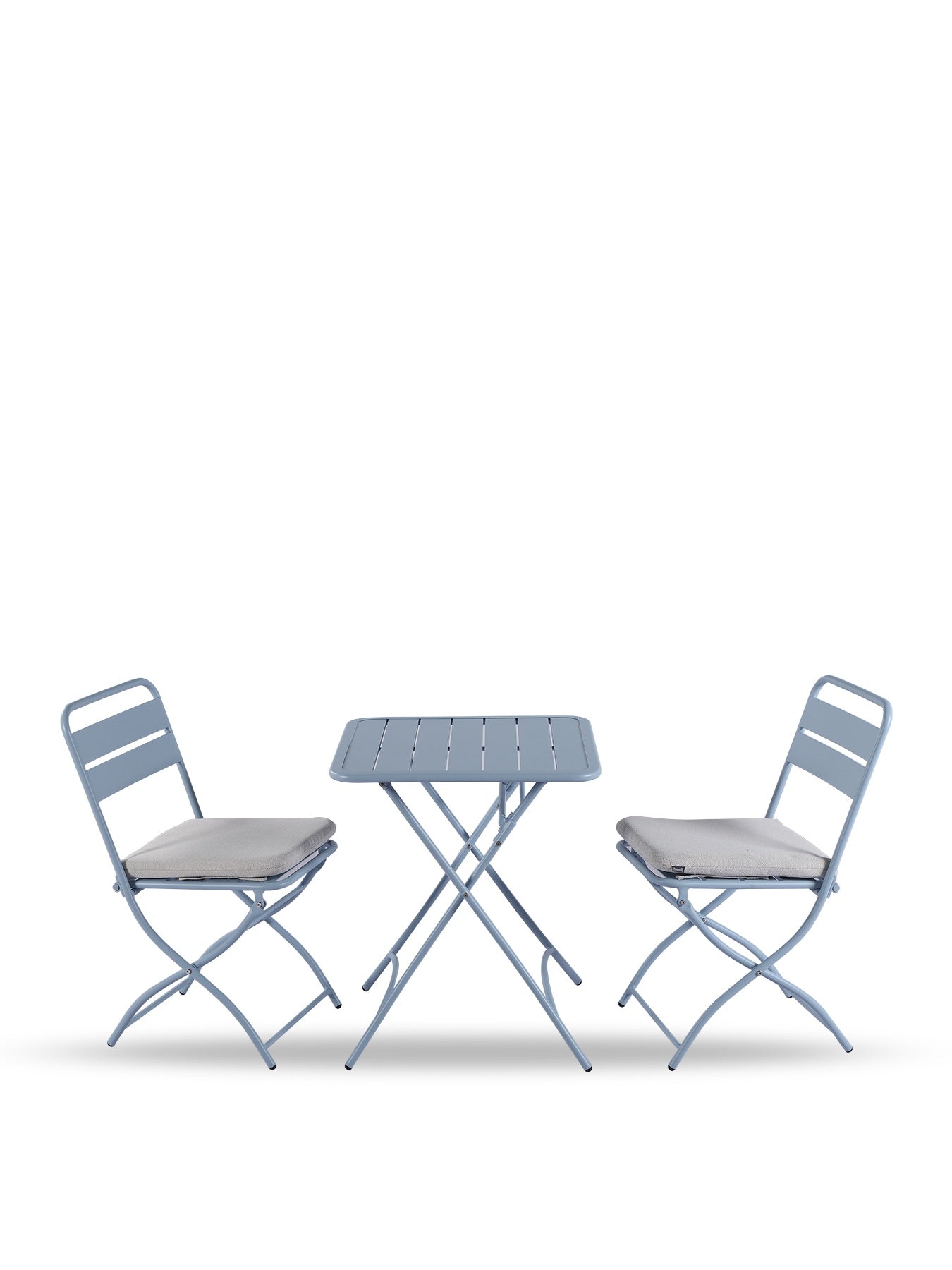 Urban Folding Bistro Set Dusty Blue