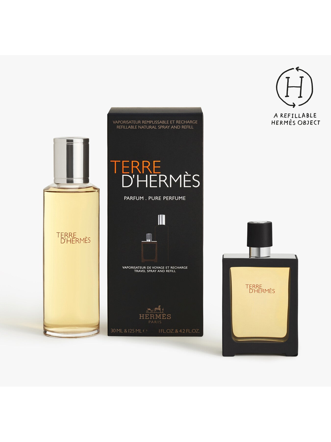 Terre d' Hermès Eau de Parfum Travel Spray Refill 125ml