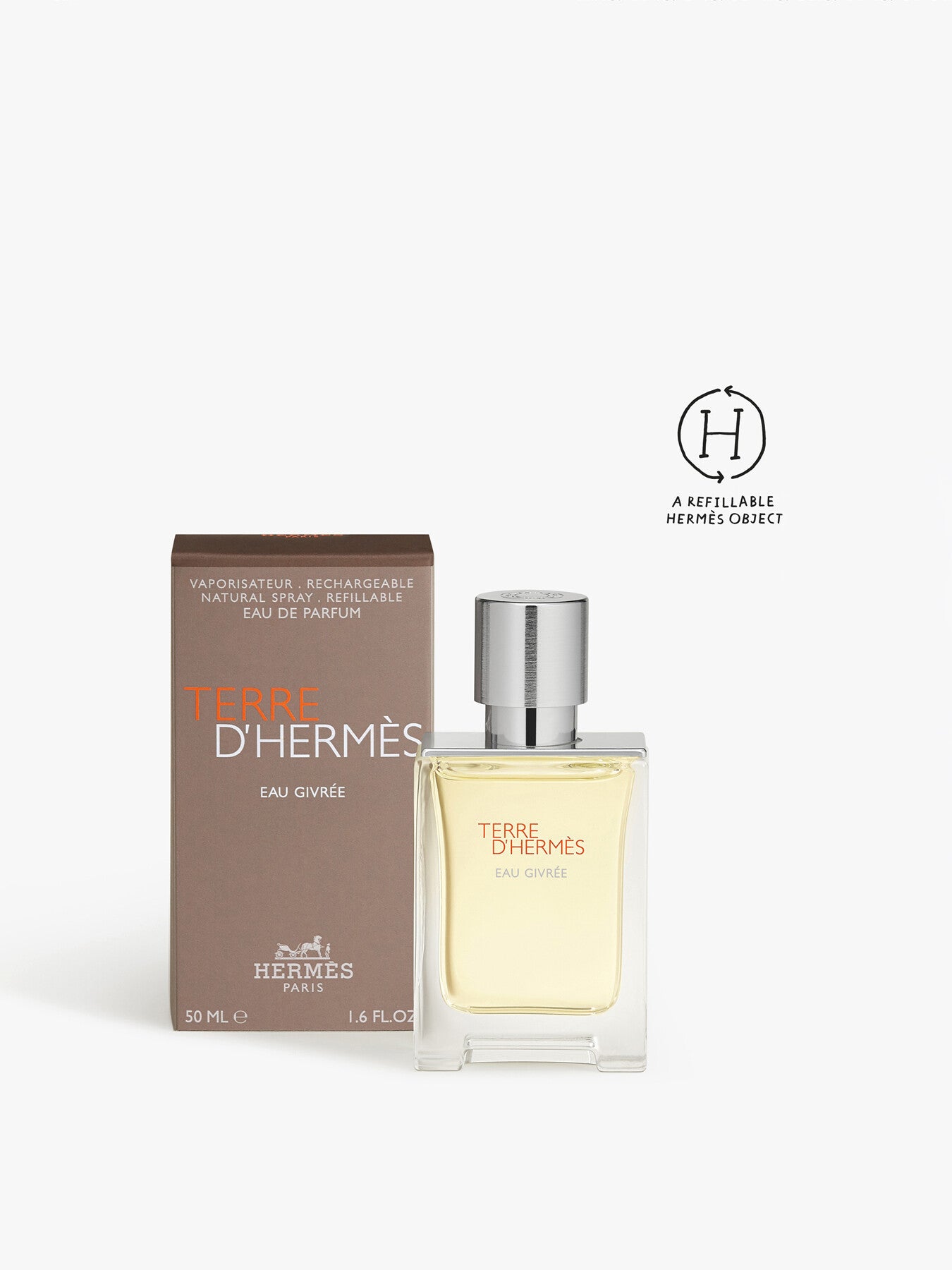 Terre d'Hermès Eau Givrée Eau de Parfum Refill 50ml