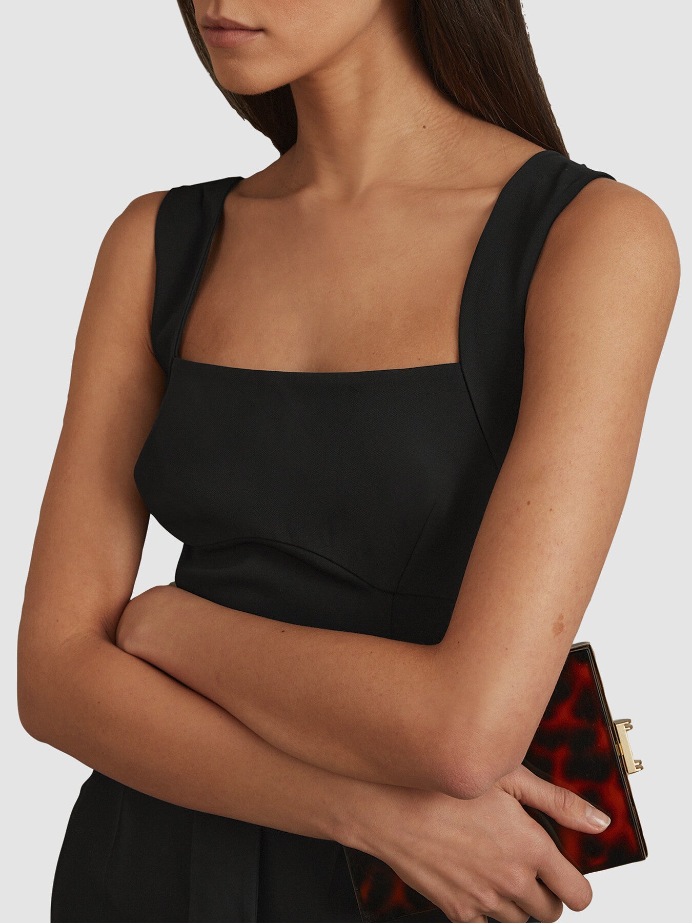 Kim Cross-Back Belted Jumpsuit