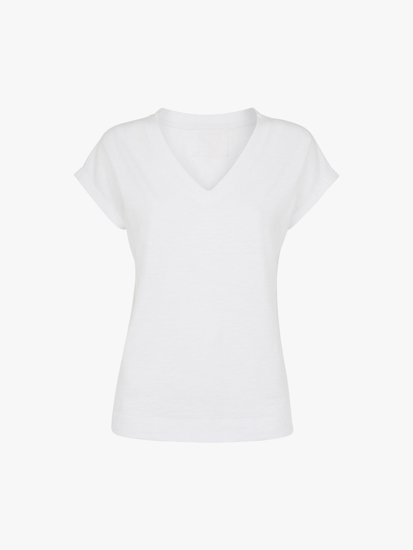 Willa V Neck Cap Sleeve Tee