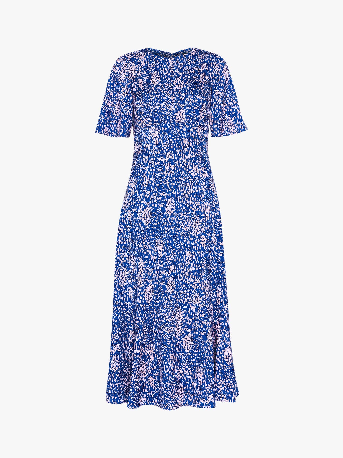 Lively Animal Print Midi Dress
