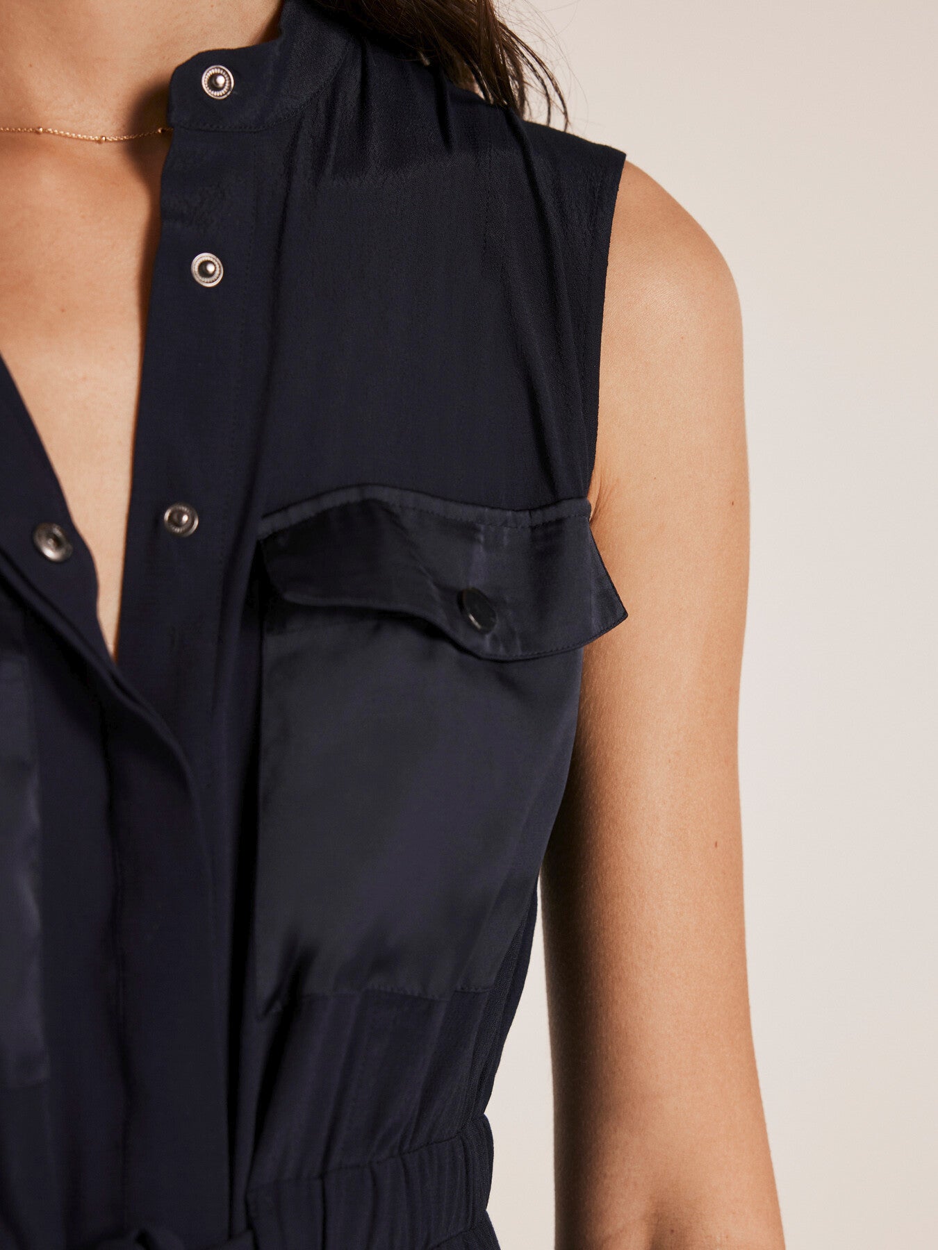 Utility Midi Shirt Dress