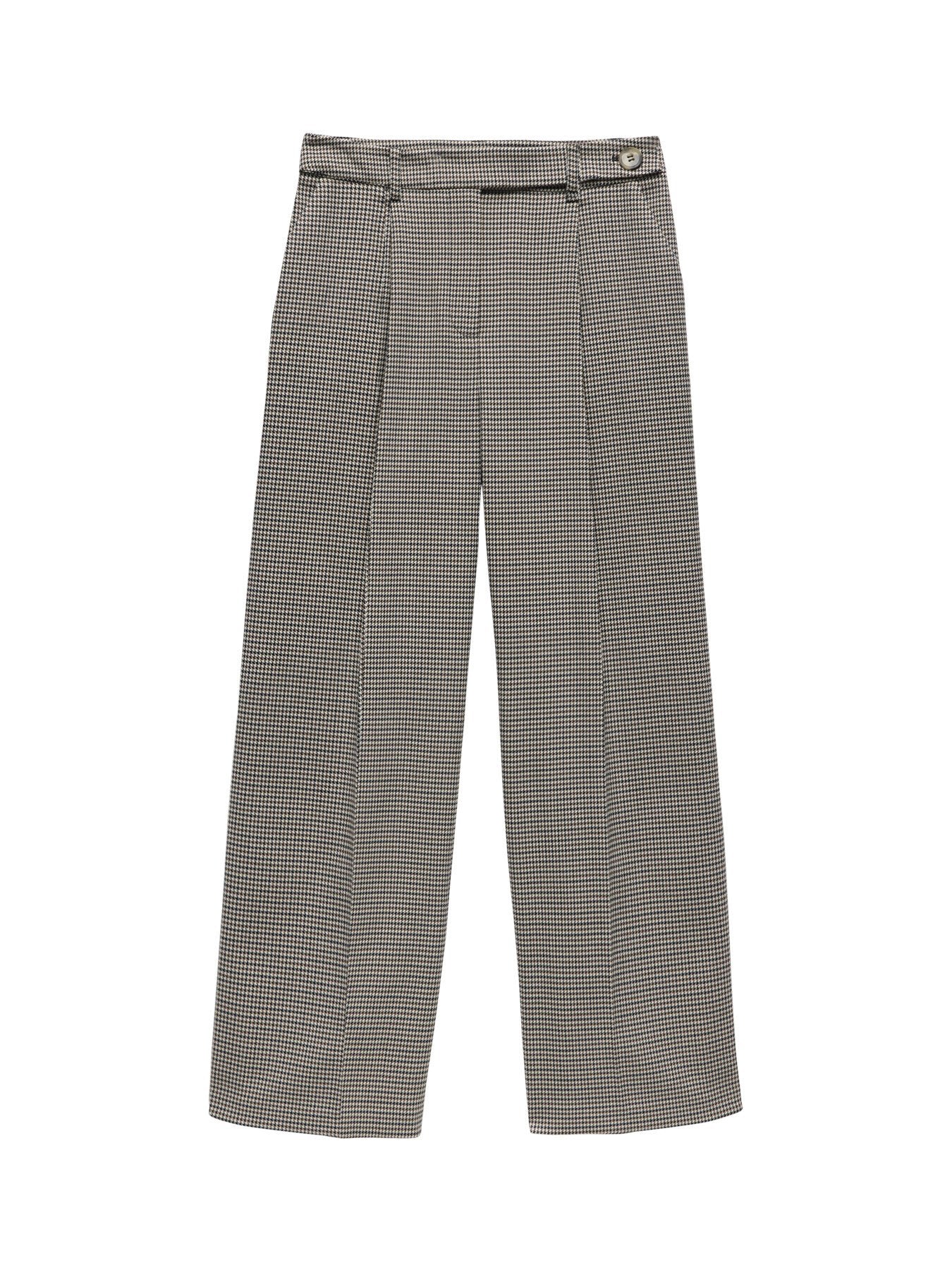 Check Side Stripe Trousers