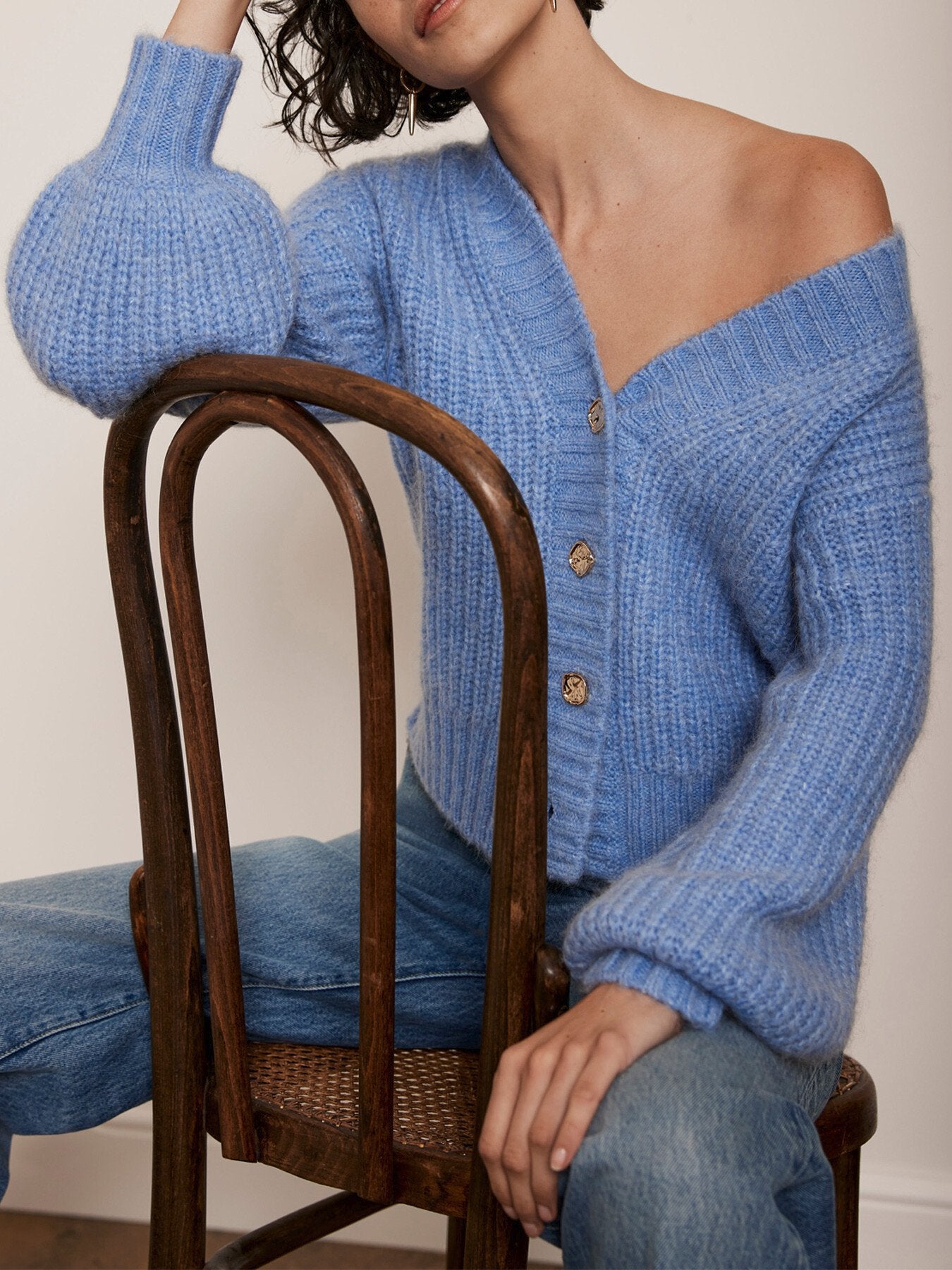 Wool Blend Cardigan