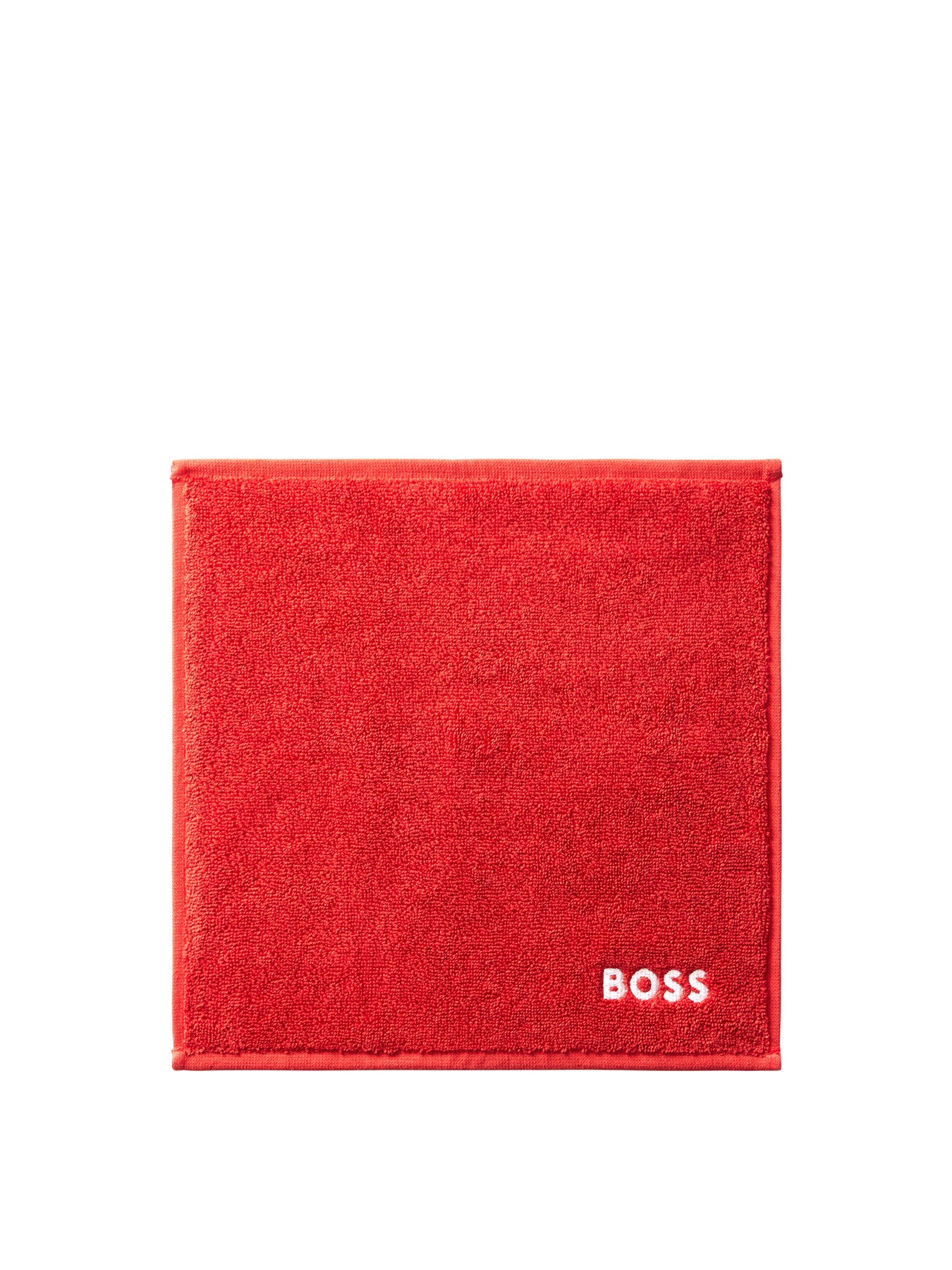 Plain Face Cloth Red