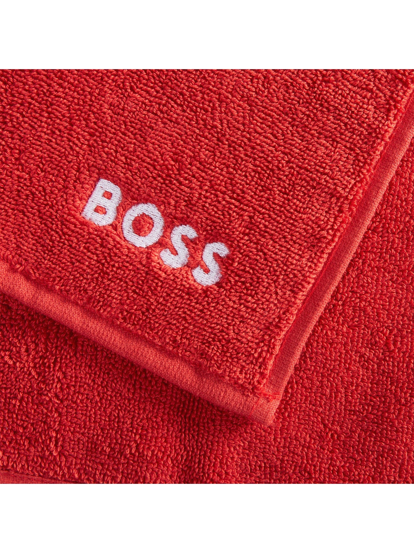 Plain Face Cloth Red