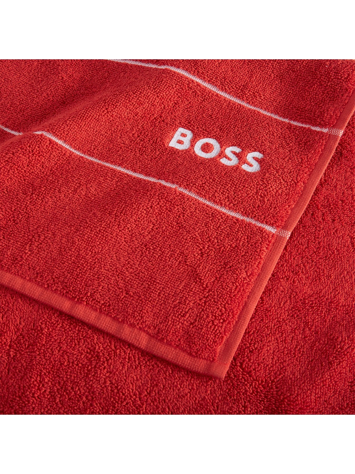 Plain Guest Towel Red