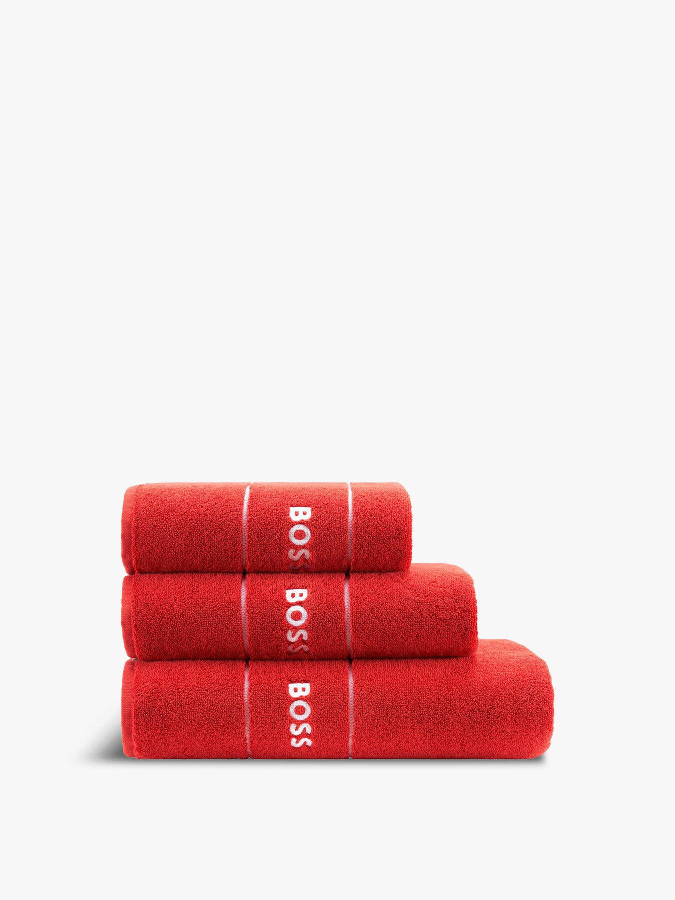 Plain Bath Sheet Red